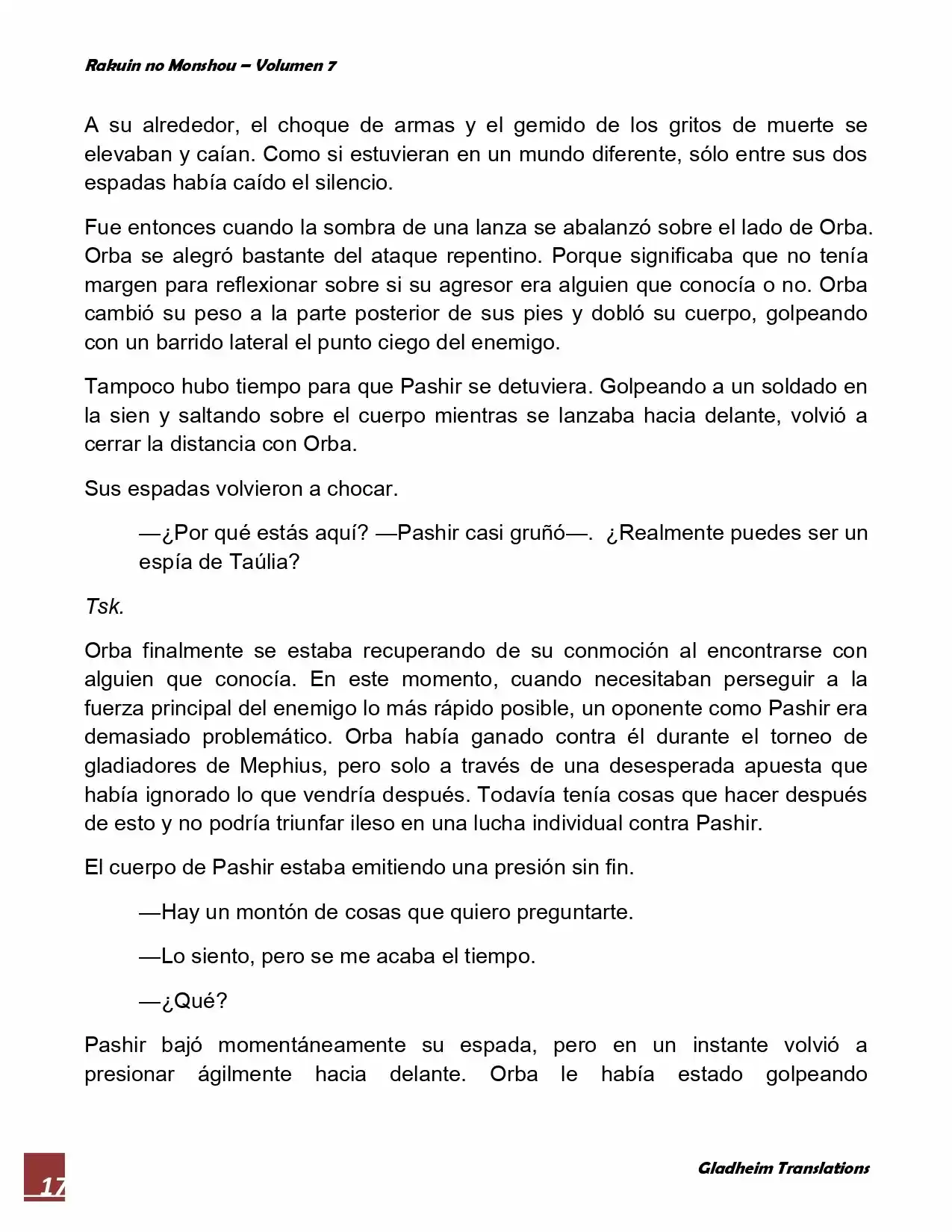 Rakuin No Monshou (Novela) - Capítulo 57 - Página 1 - LectorTMOo