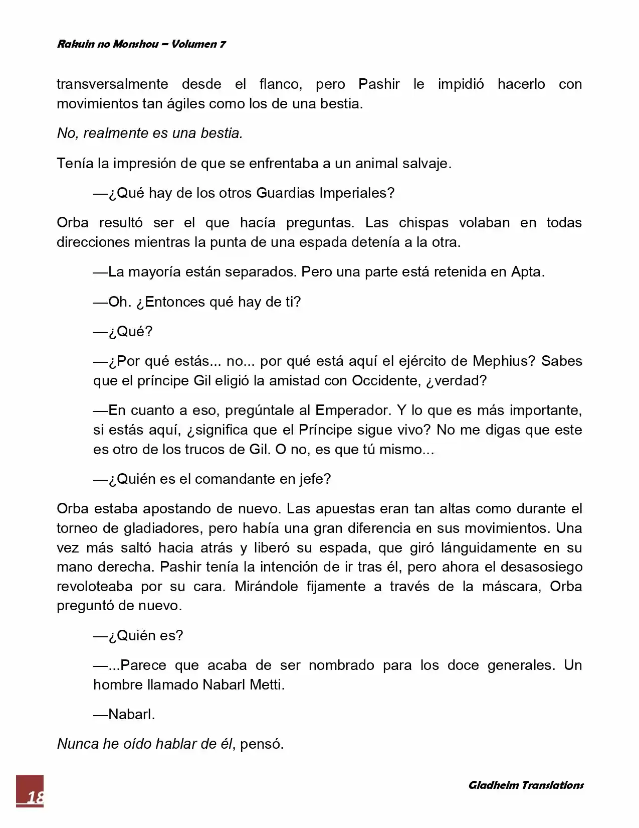 Rakuin No Monshou (Novela) - Capítulo 57 - Página 2 - LectorTMOo