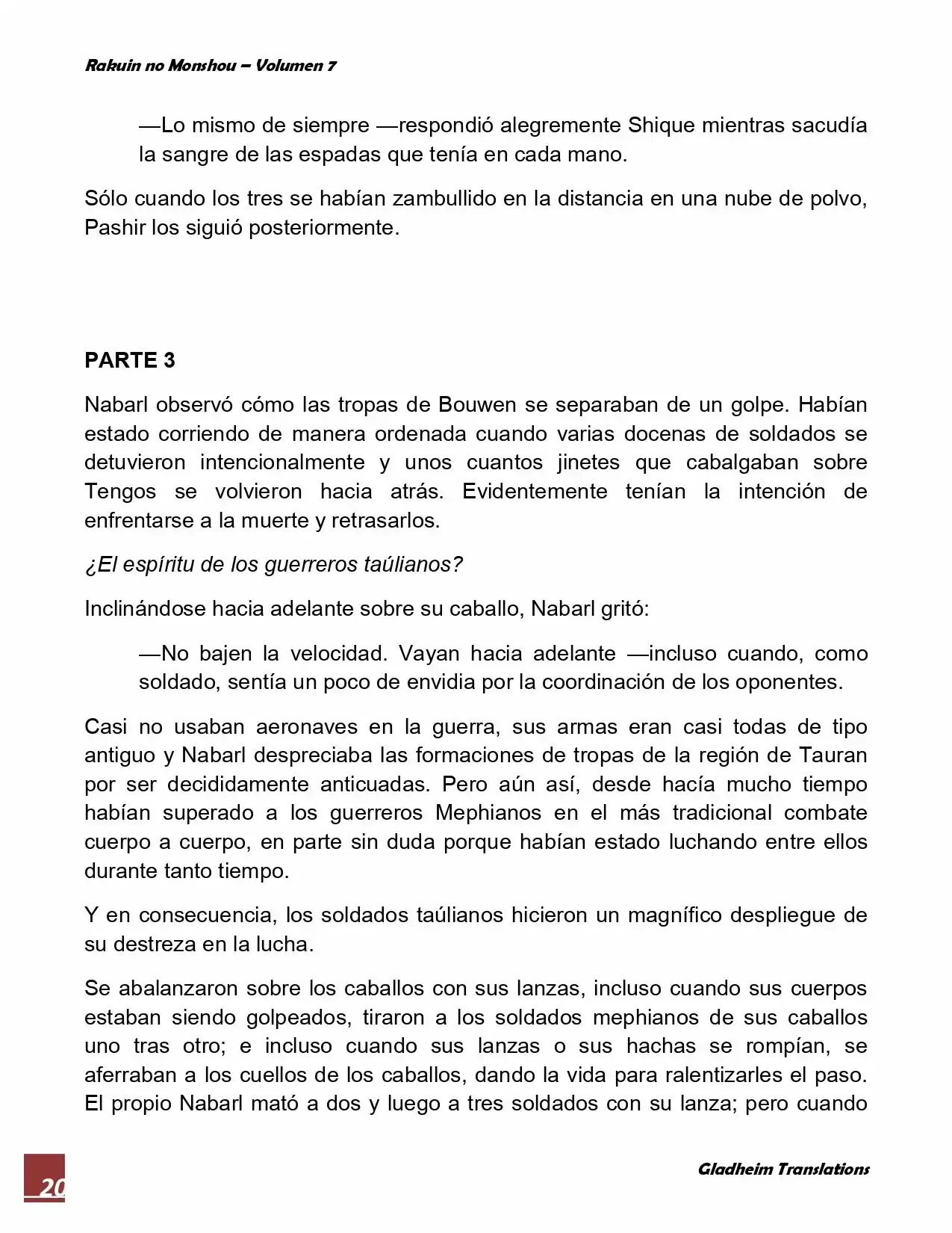 Rakuin No Monshou (Novela) - Capítulo 57 - Página 4 - LectorTMOo