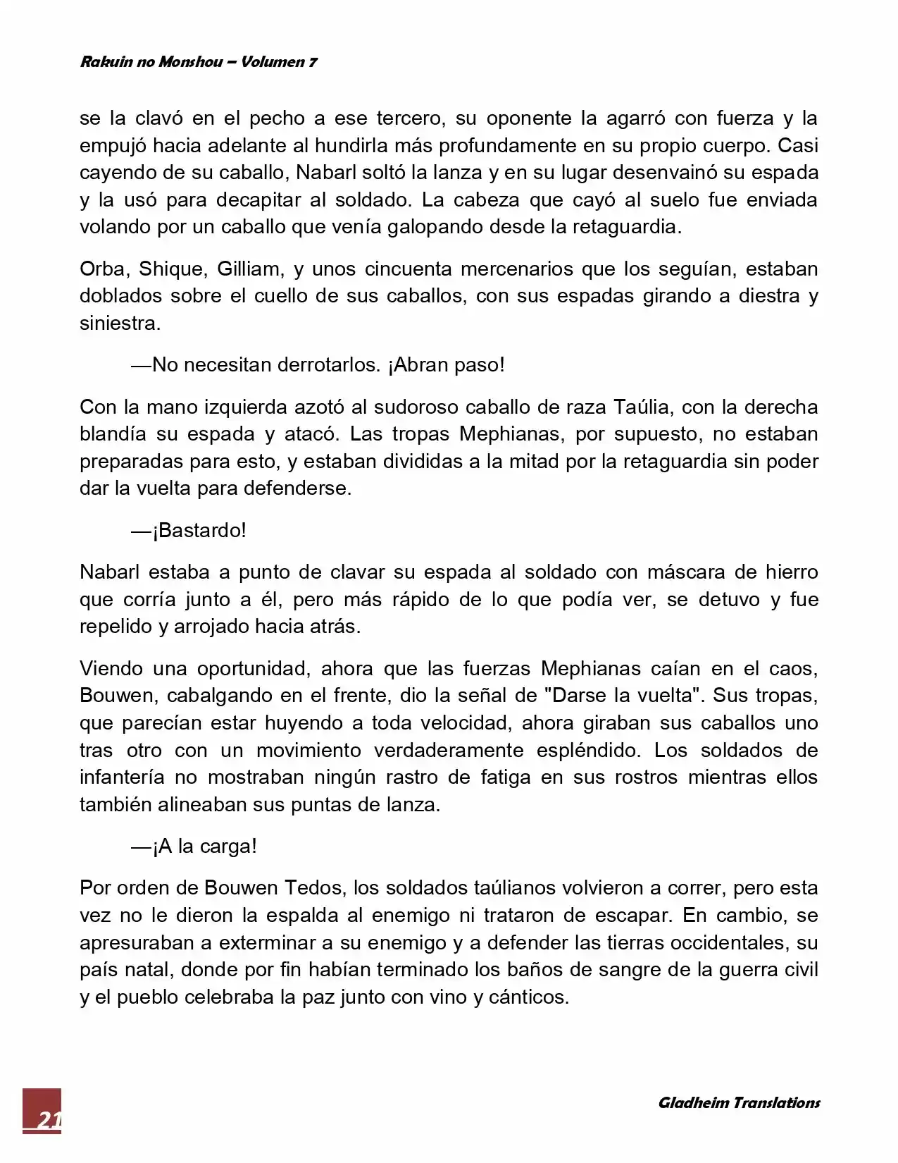Rakuin No Monshou (Novela) - Capítulo 57 - Página 5 - LectorTMOo