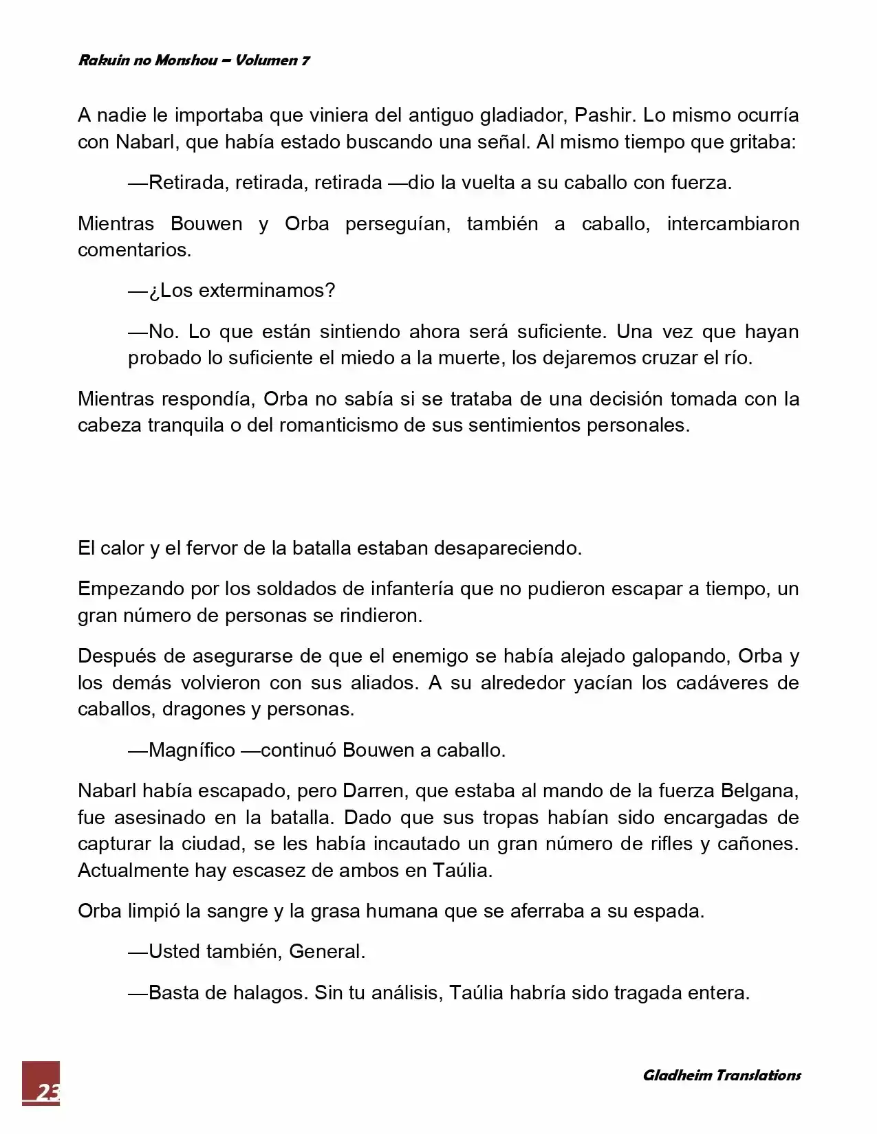 Rakuin No Monshou (Novela) - Capítulo 57 - Página 7 - LectorTMOo