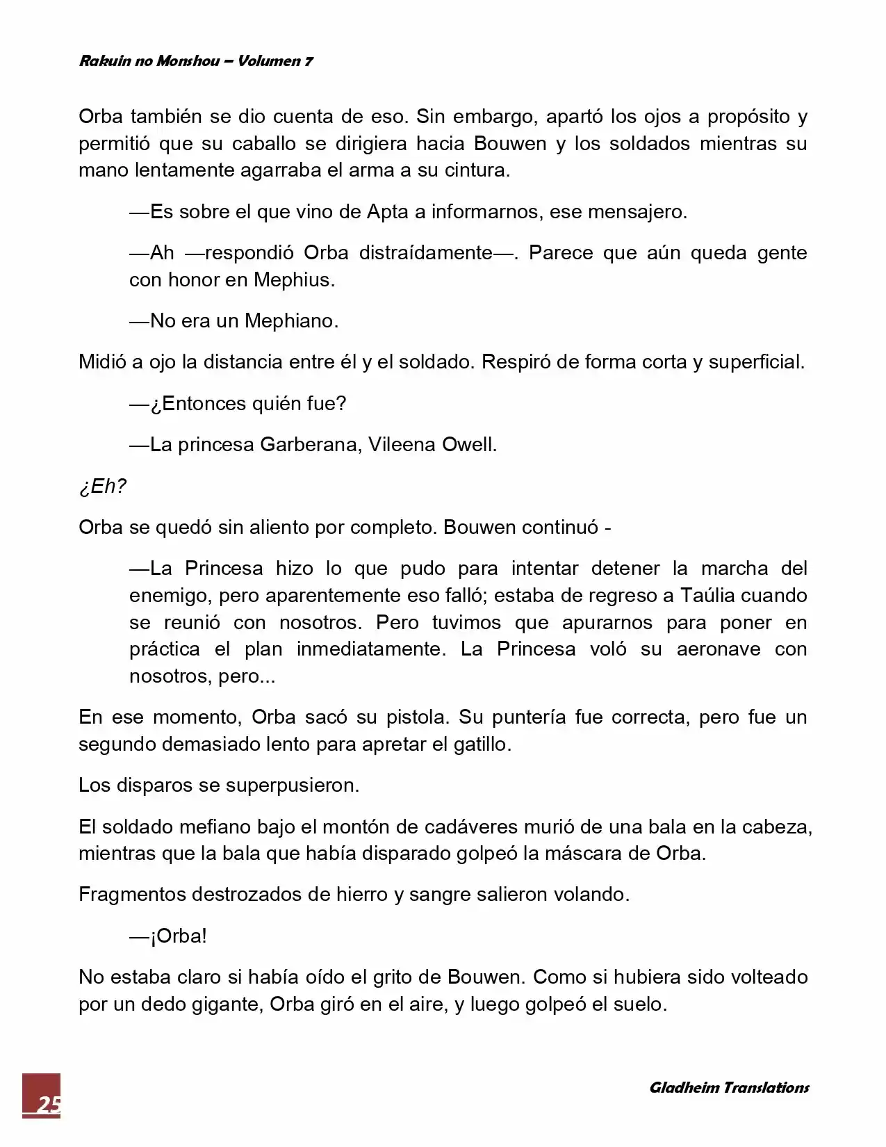 Rakuin No Monshou (Novela) - Capítulo 57 - Página 9 - LectorTMOo