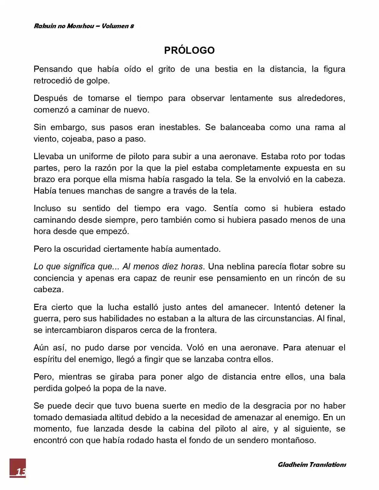 Rakuin No Monshou (Novela) - Capítulo 58 - Página 13 - LectorTMOo