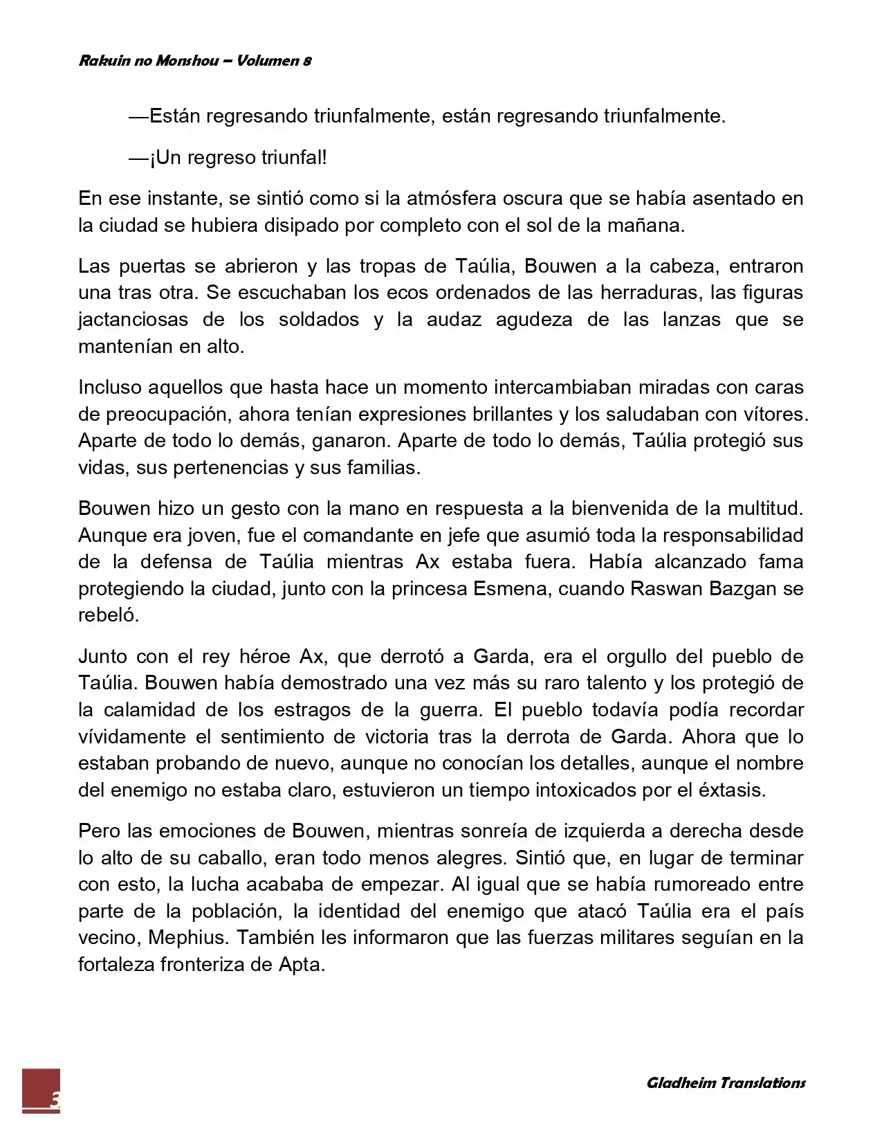 Rakuin No Monshou (Novela) - Capítulo 59 - Página 3 - LectorTMOo