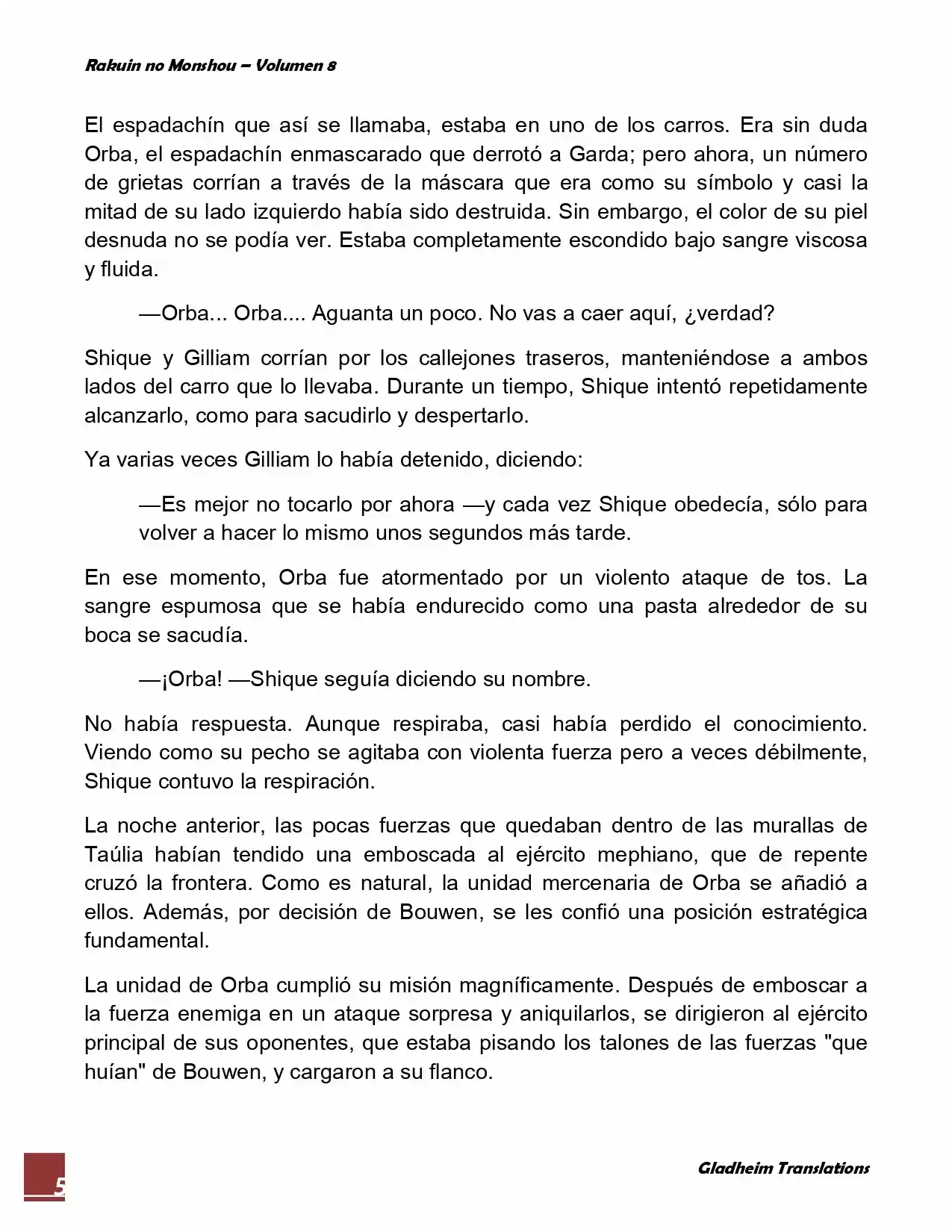 Rakuin No Monshou (Novela) - Capítulo 59 - Página 5 - LectorTMOo