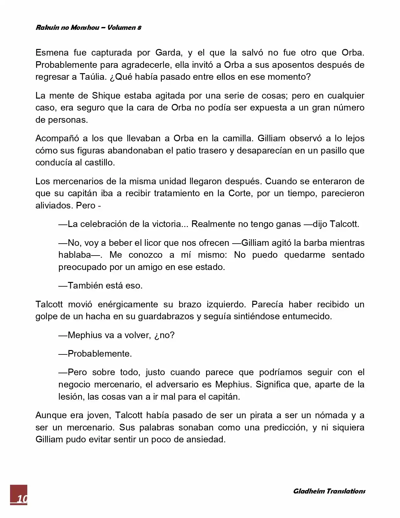 Rakuin No Monshou (Novela) - Capítulo 59 - Página 10 - LectorTMOo