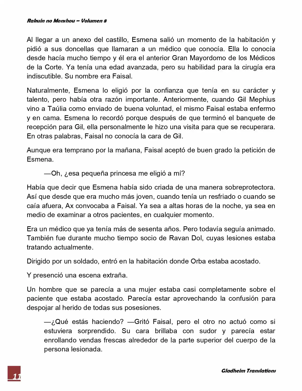 Rakuin No Monshou (Novela) - Capítulo 59 - Página 11 - LectorTMOo