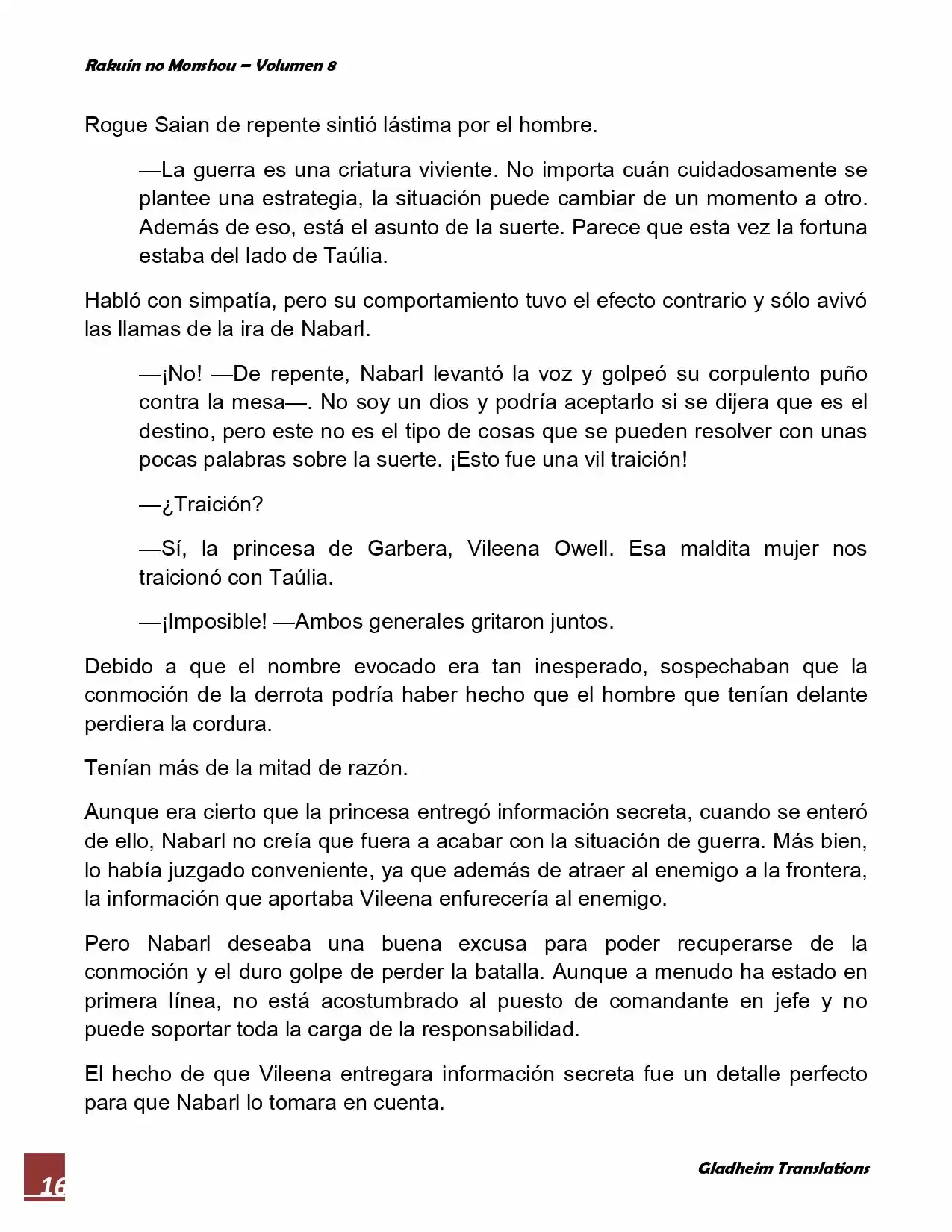 Rakuin No Monshou (Novela) - Capítulo 59 - Página 16 - LectorTMOo