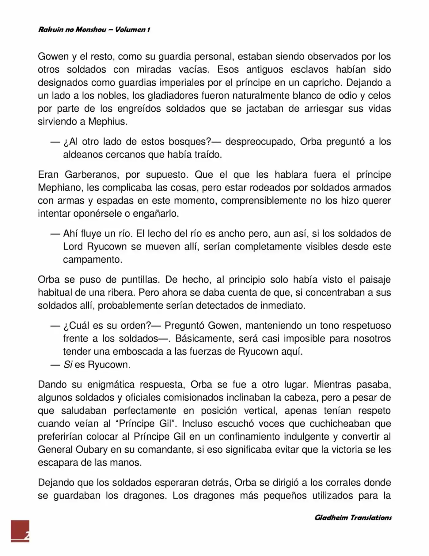 Rakuin No Monshou (Novela) - Capítulo 6 - Página 2 - LectorTMOo
