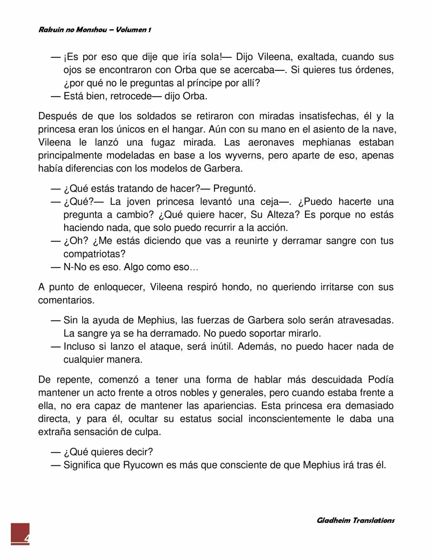 Rakuin No Monshou (Novela) - Capítulo 6 - Página 4 - LectorTMOo
