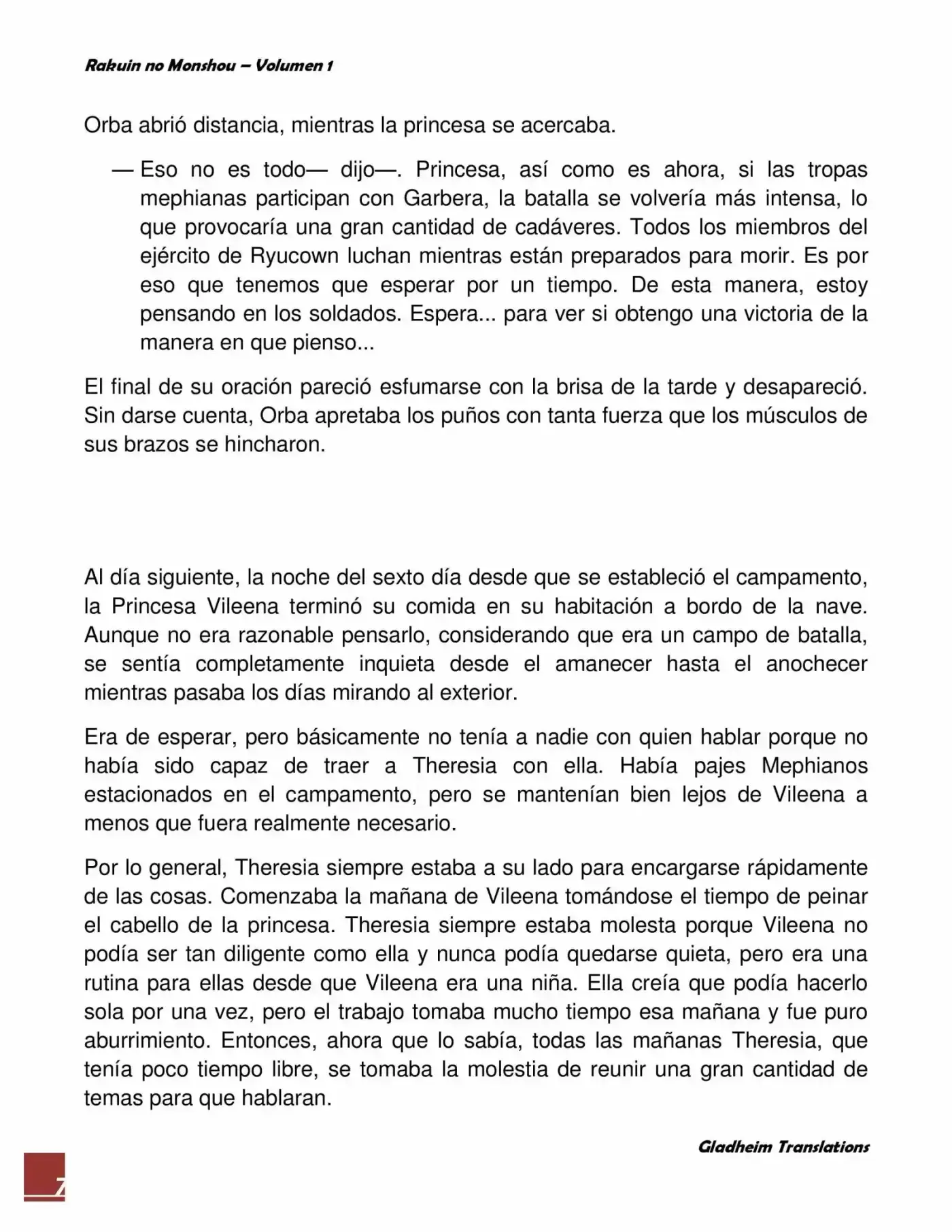 Rakuin No Monshou (Novela) - Capítulo 6 - Página 7 - LectorTMOo