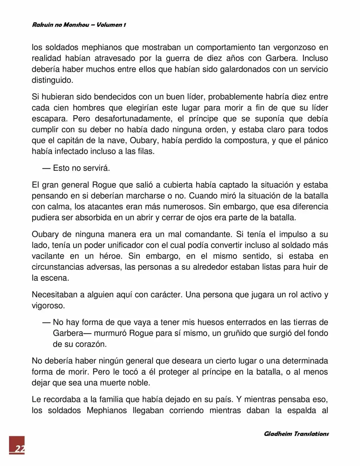 Rakuin No Monshou (Novela) - Capítulo 6 - Página 22 - LectorTMOo