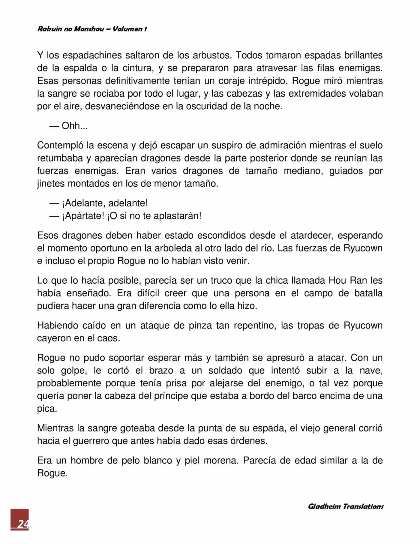 Rakuin No Monshou (Novela) - Capítulo 6 - Página 24 - LectorTMOo
