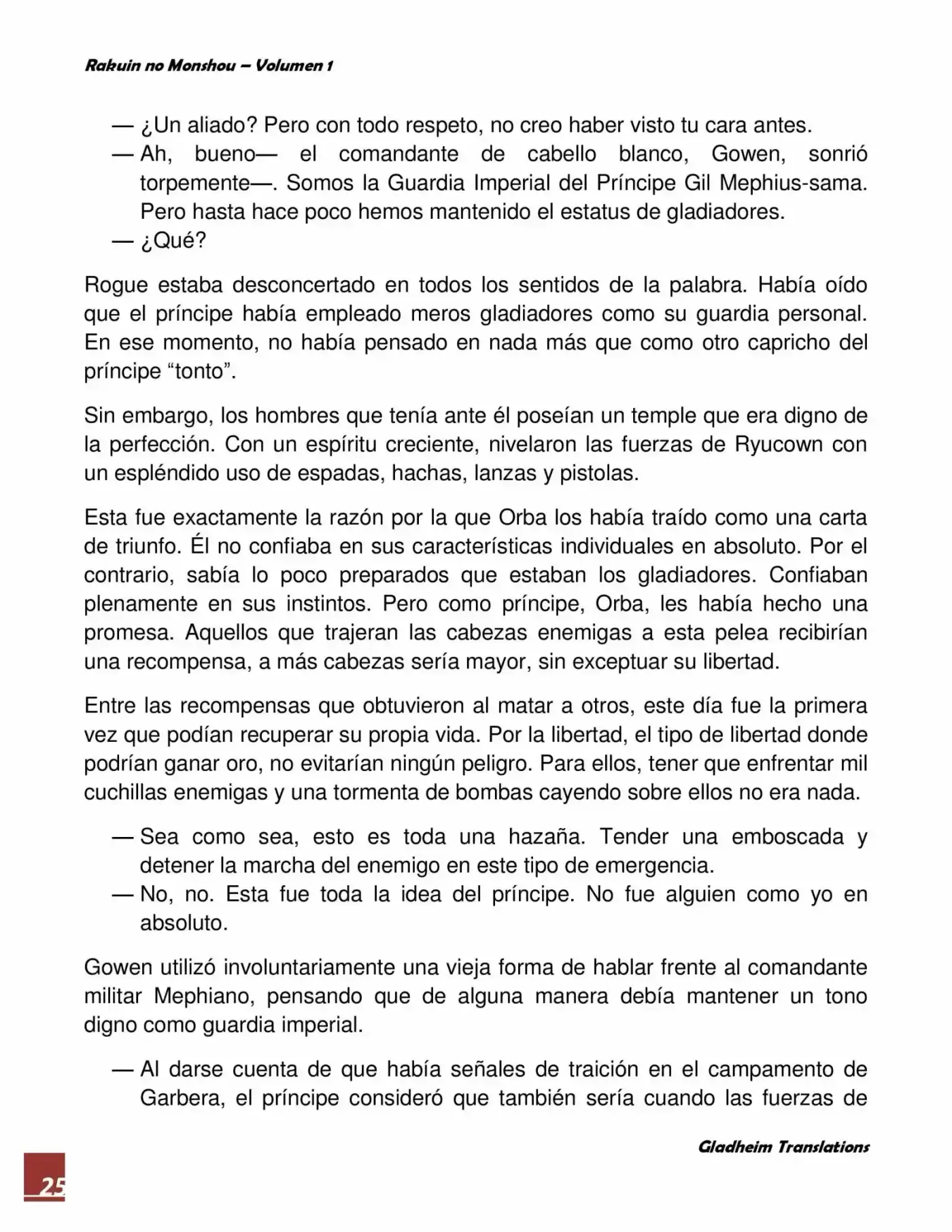 Rakuin No Monshou (Novela) - Capítulo 6 - Página 25 - LectorTMOo
