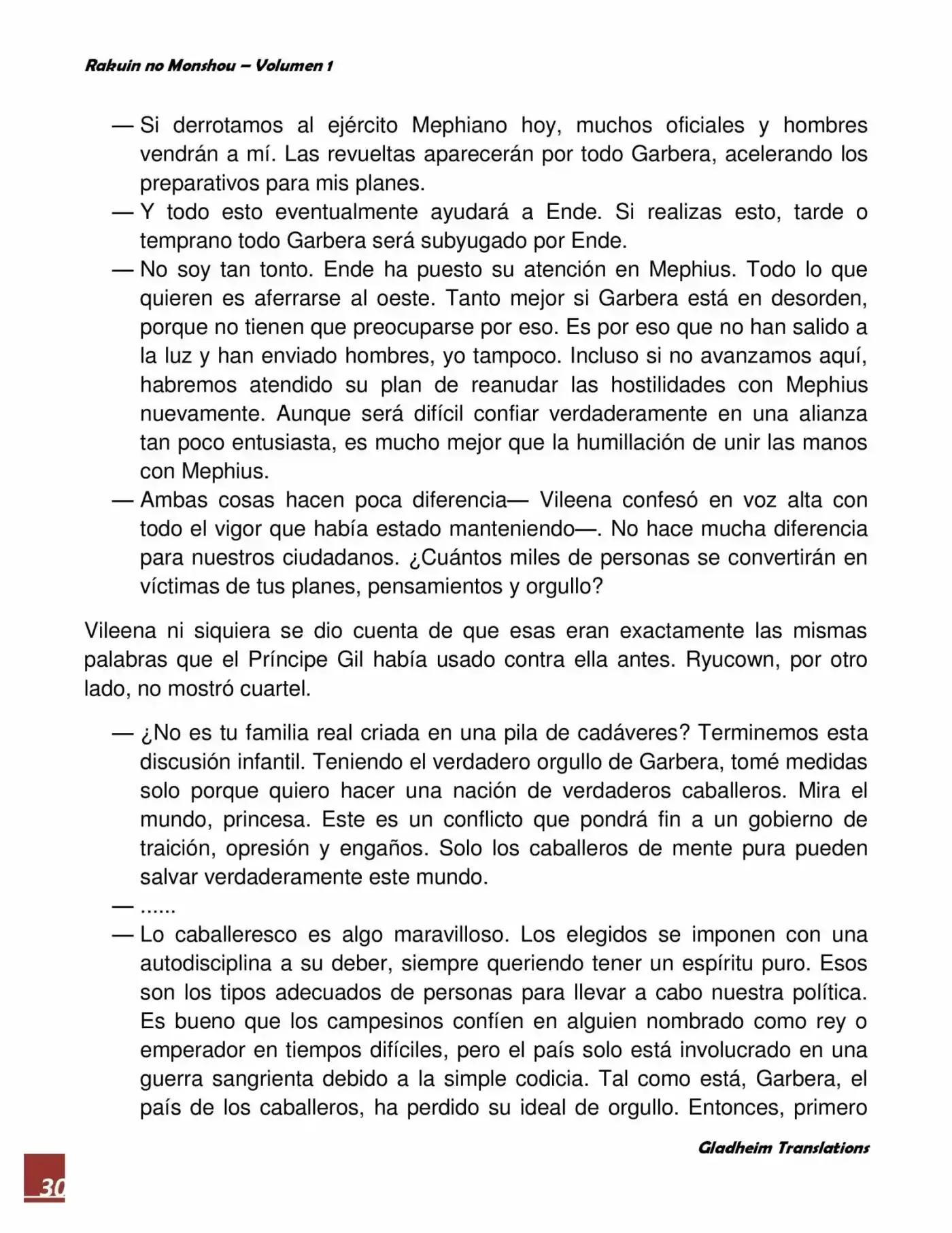 Rakuin No Monshou (Novela) - Capítulo 6 - Página 30 - LectorTMOo