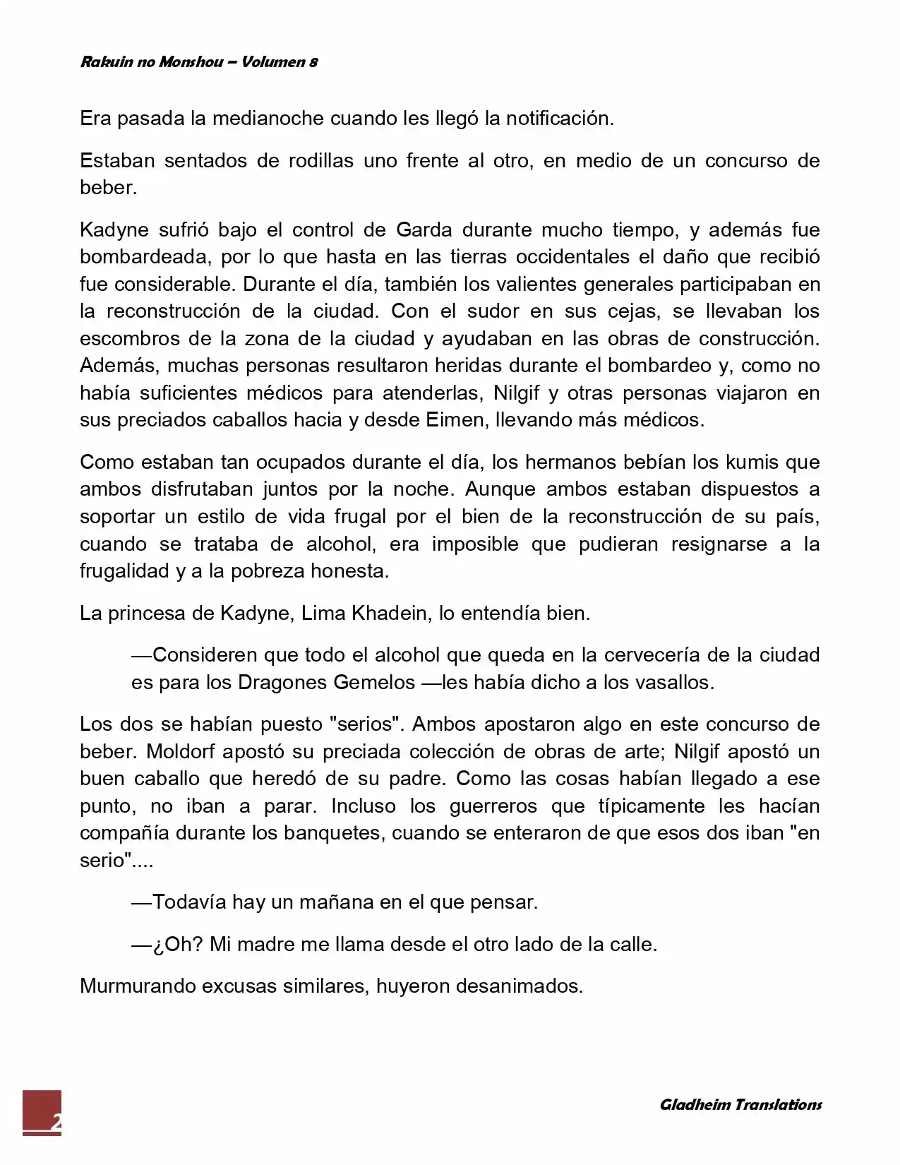 Rakuin No Monshou (Novela) - Capítulo 60 - Página 2 - LectorTMOo