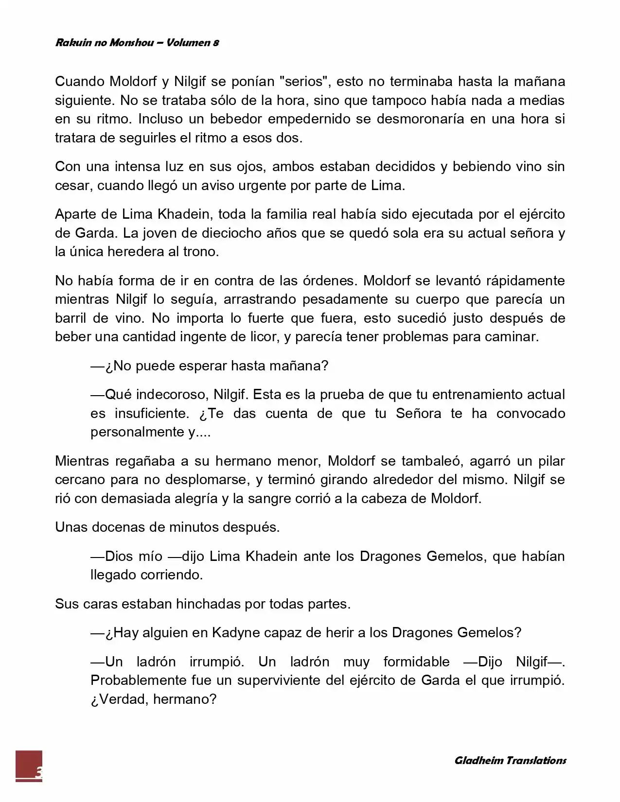 Rakuin No Monshou (Novela) - Capítulo 60 - Página 3 - LectorTMOo