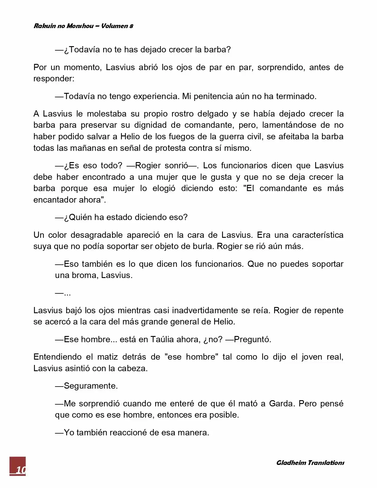 Rakuin No Monshou (Novela) - Capítulo 60 - Página 10 - LectorTMOo