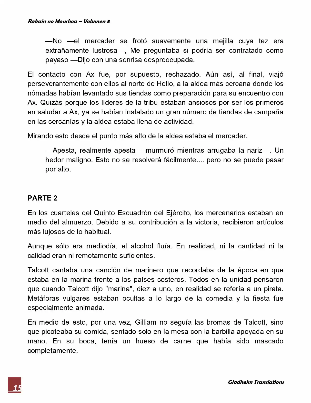 Rakuin No Monshou (Novela) - Capítulo 60 - Página 15 - LectorTMOo