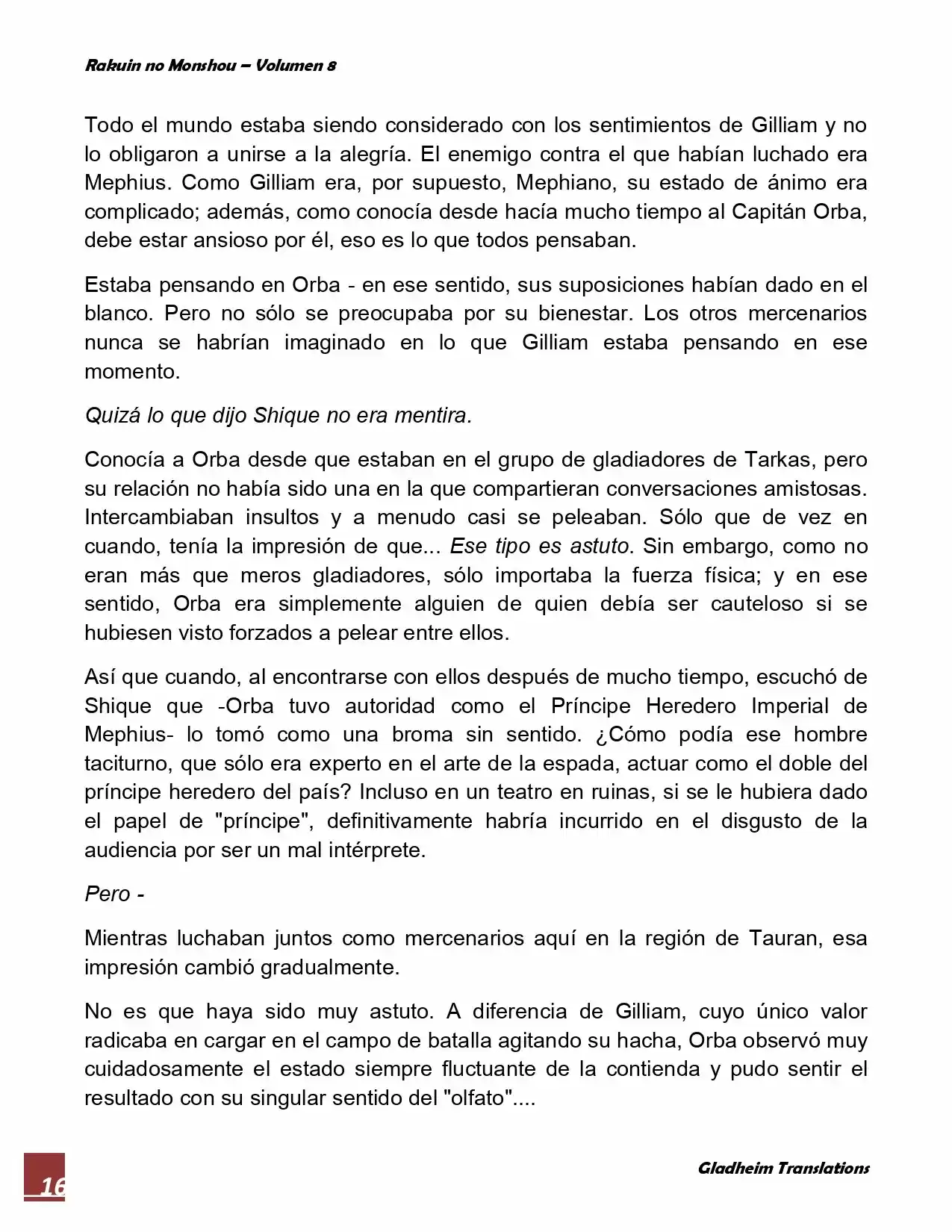 Rakuin No Monshou (Novela) - Capítulo 60 - Página 16 - LectorTMOo