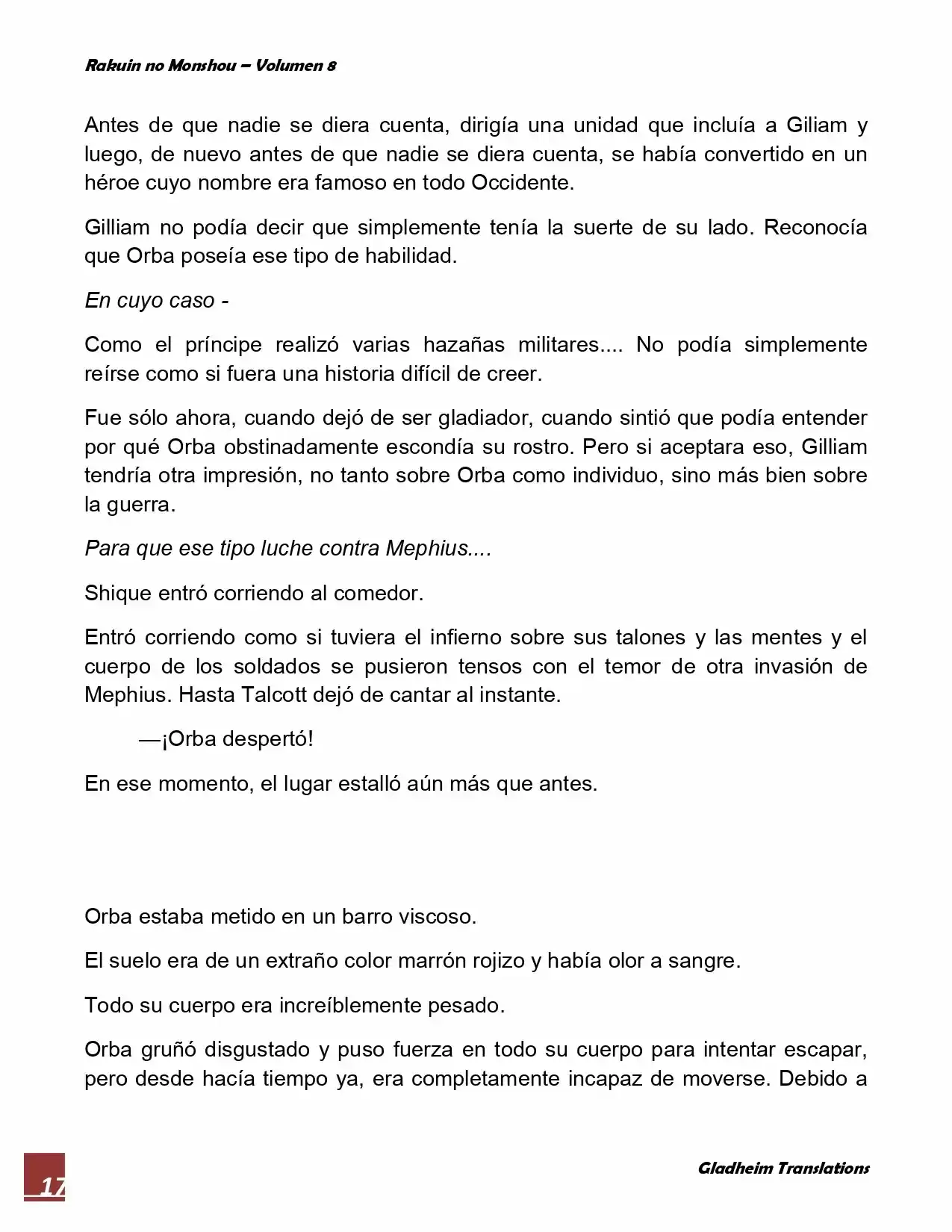 Rakuin No Monshou (Novela) - Capítulo 60 - Página 17 - LectorTMOo