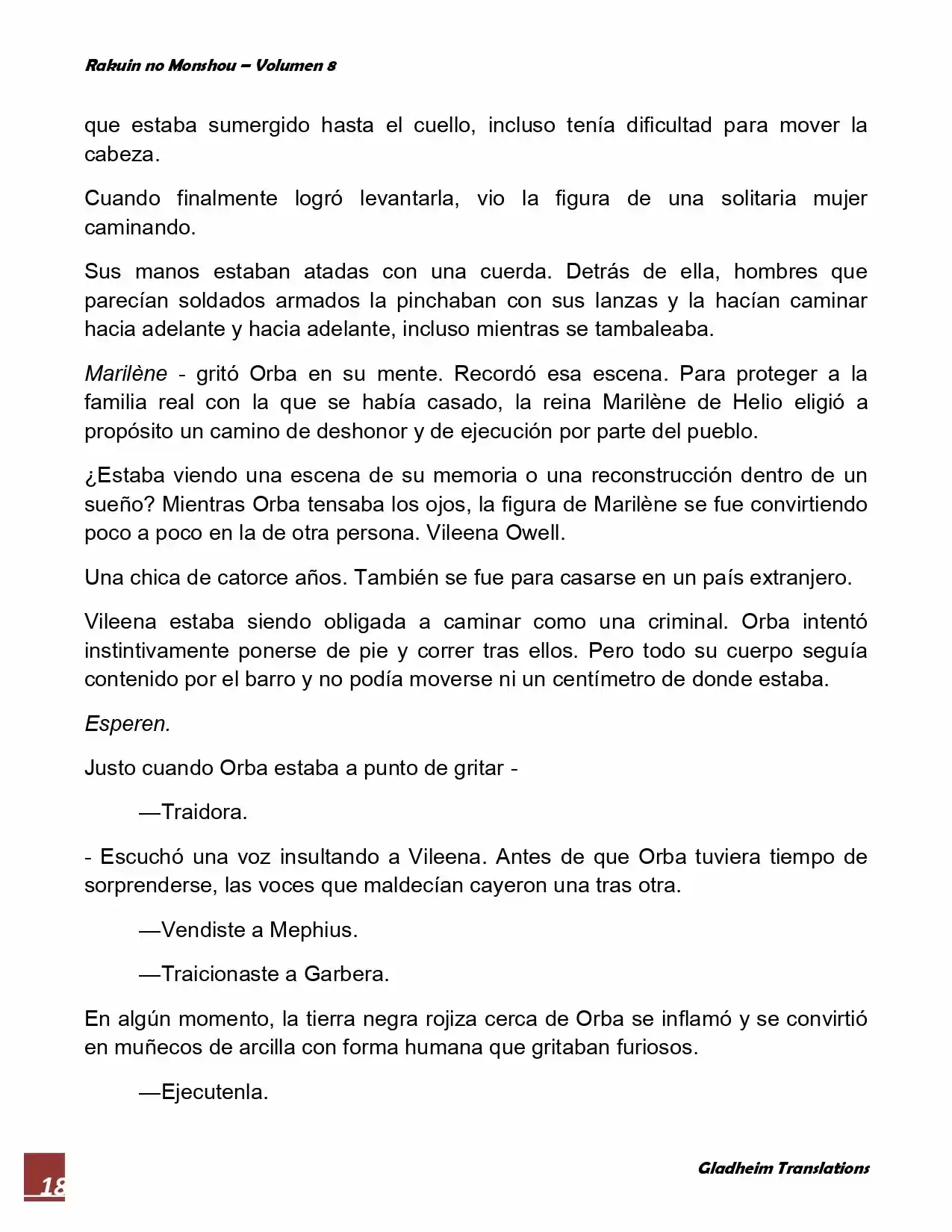 Rakuin No Monshou (Novela) - Capítulo 60 - Página 18 - LectorTMOo