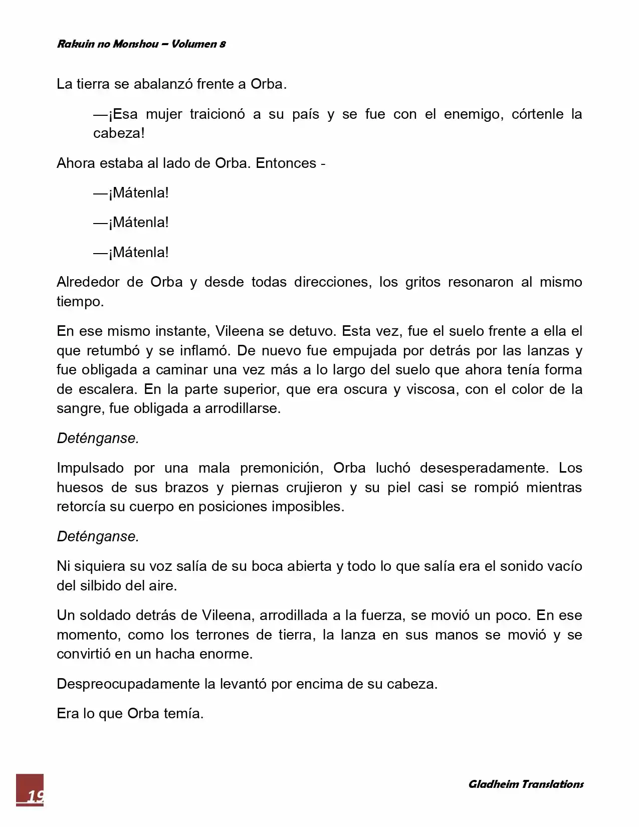 Rakuin No Monshou (Novela) - Capítulo 60 - Página 19 - LectorTMOo