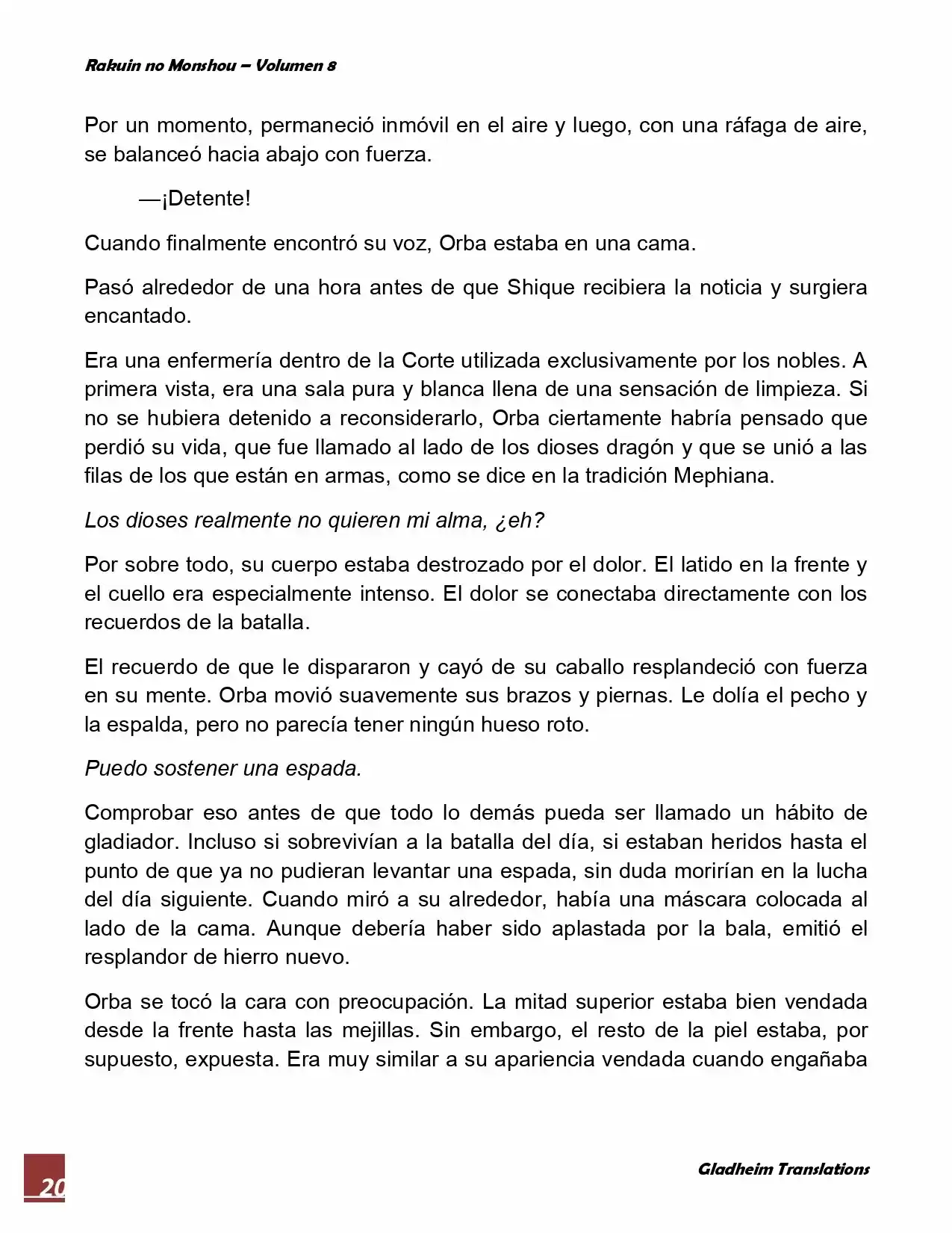 Rakuin No Monshou (Novela) - Capítulo 60 - Página 20 - LectorTMOo