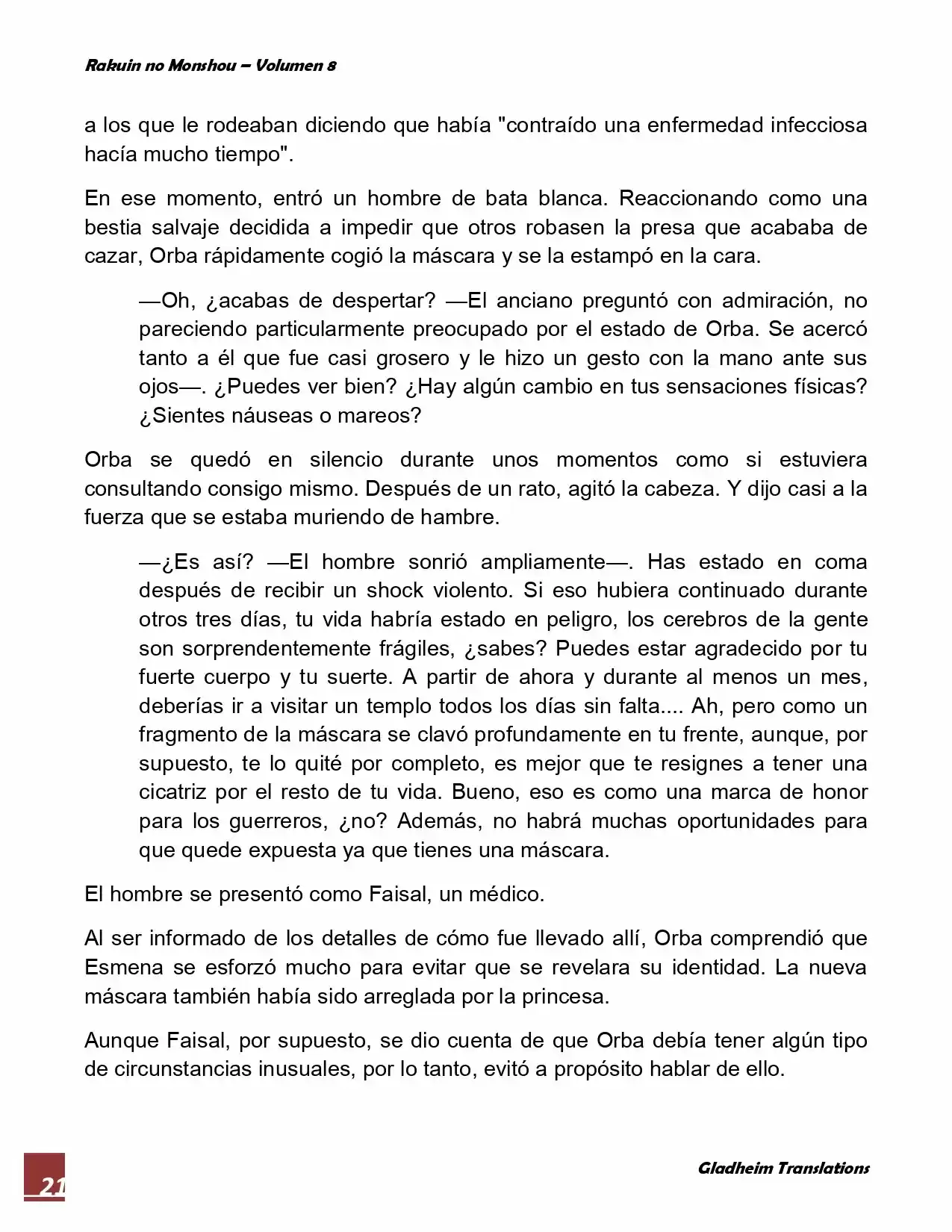 Rakuin No Monshou (Novela) - Capítulo 60 - Página 21 - LectorTMOo