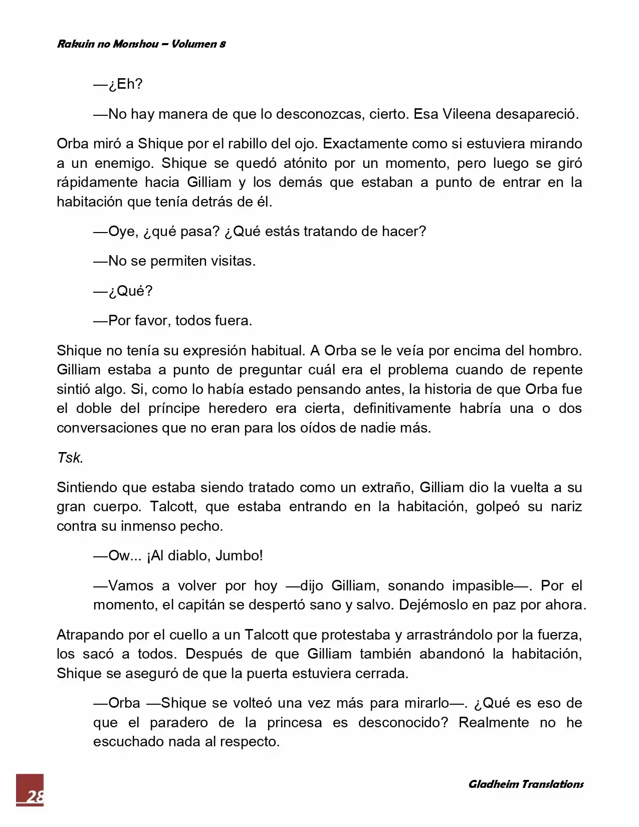 Rakuin No Monshou (Novela) - Capítulo 60 - Página 28 - LectorTMOo
