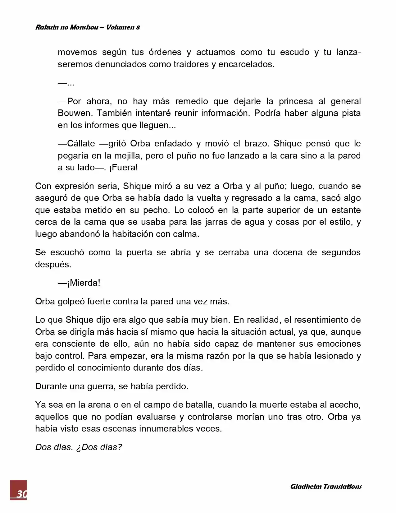 Rakuin No Monshou (Novela) - Capítulo 60 - Página 30 - LectorTMOo
