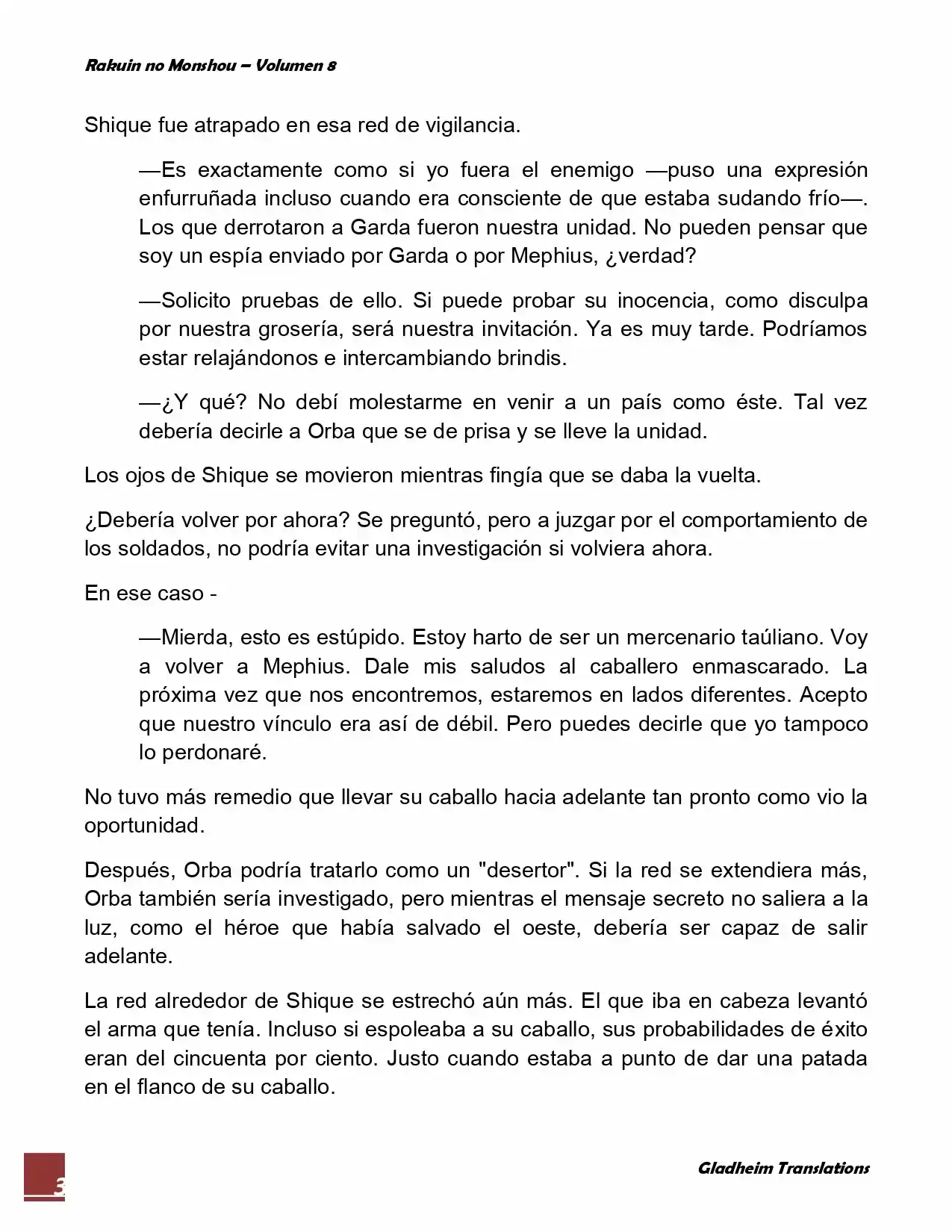 Rakuin No Monshou (Novela) - Capítulo 61 - Página 3 - LectorTMOo