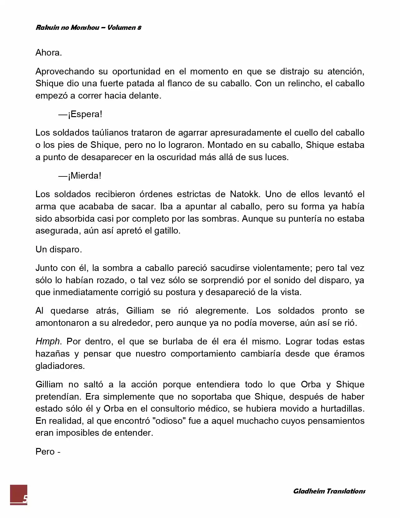 Rakuin No Monshou (Novela) - Capítulo 61 - Página 5 - LectorTMOo