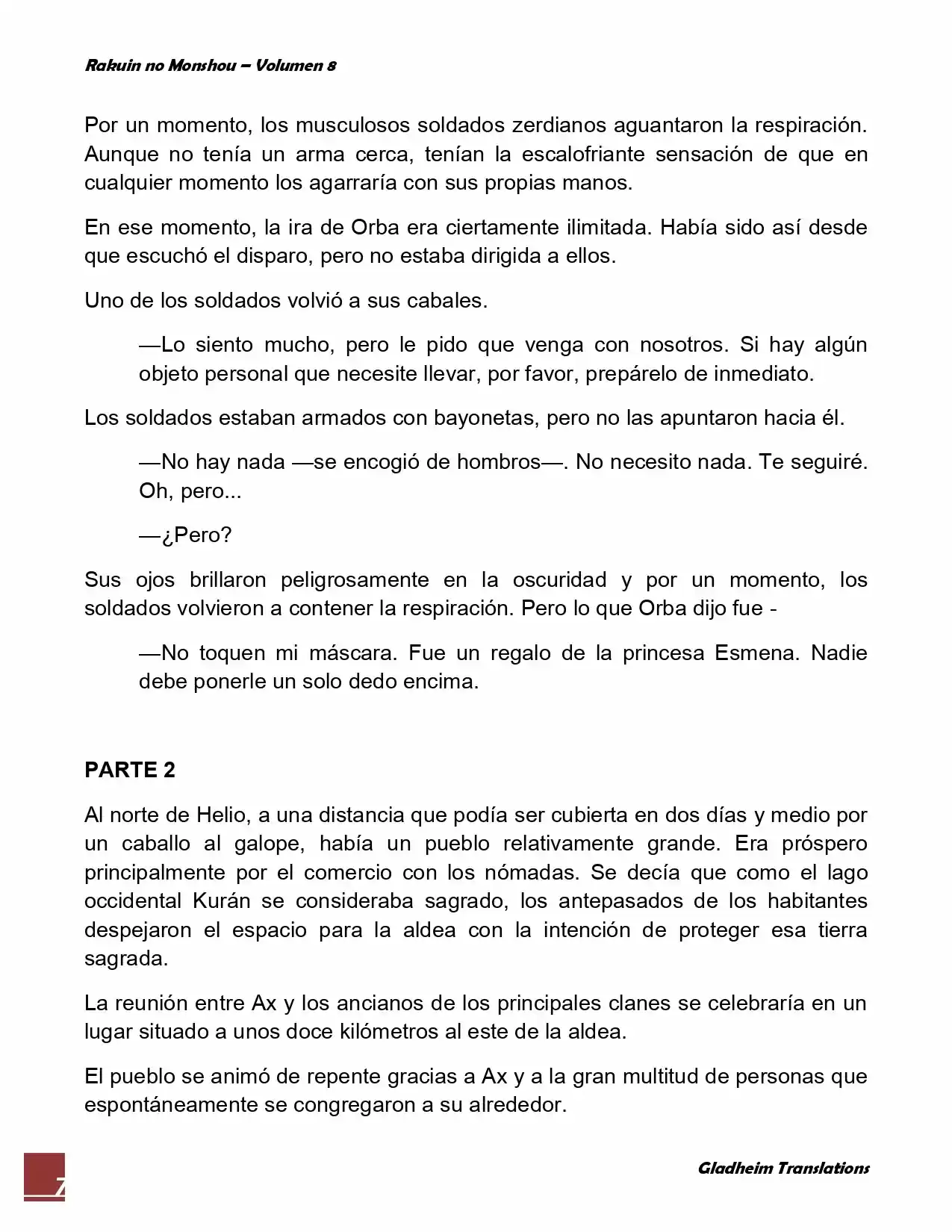 Rakuin No Monshou (Novela) - Capítulo 61 - Página 7 - LectorTMOo