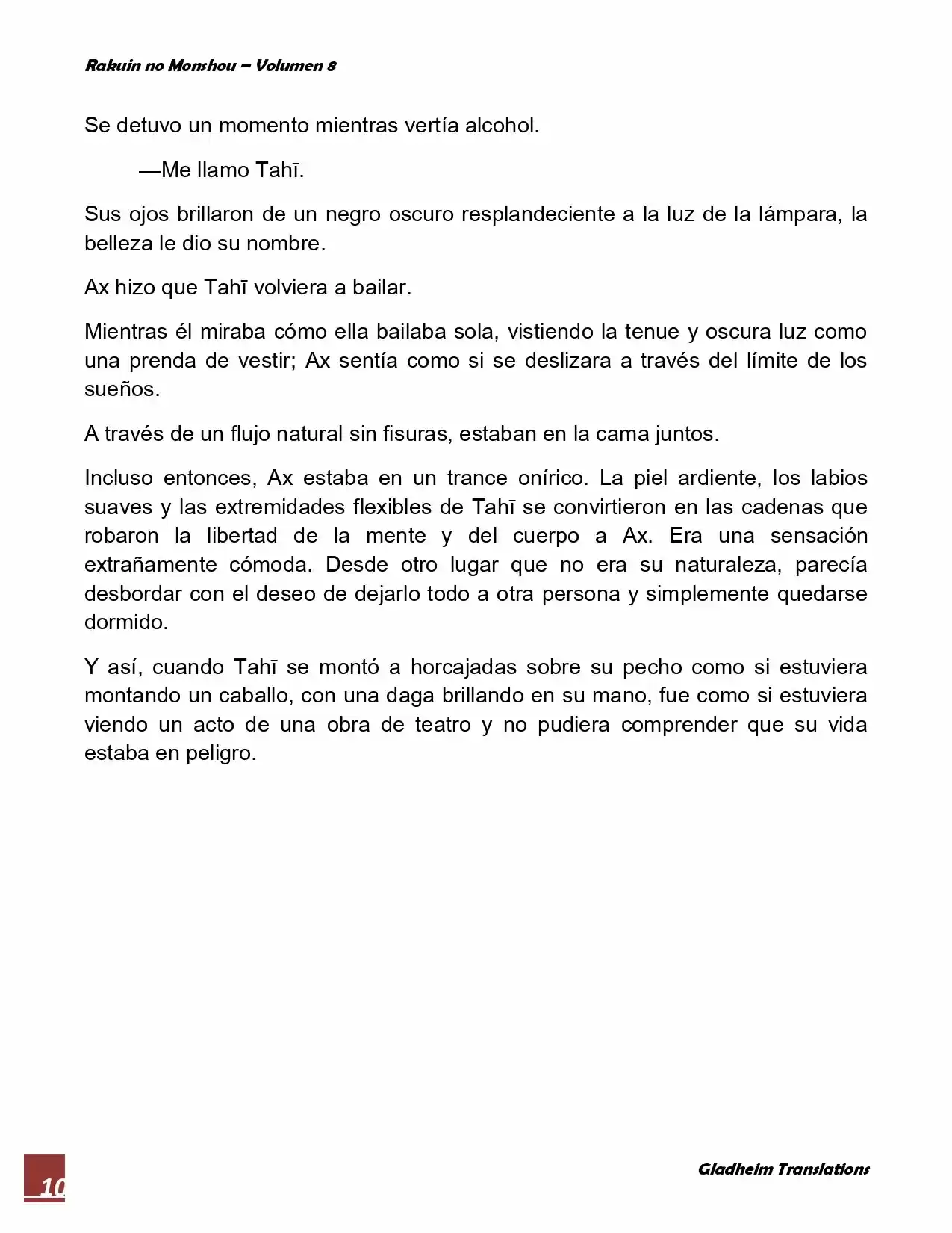 Rakuin No Monshou (Novela) - Capítulo 61 - Página 10 - LectorTMOo