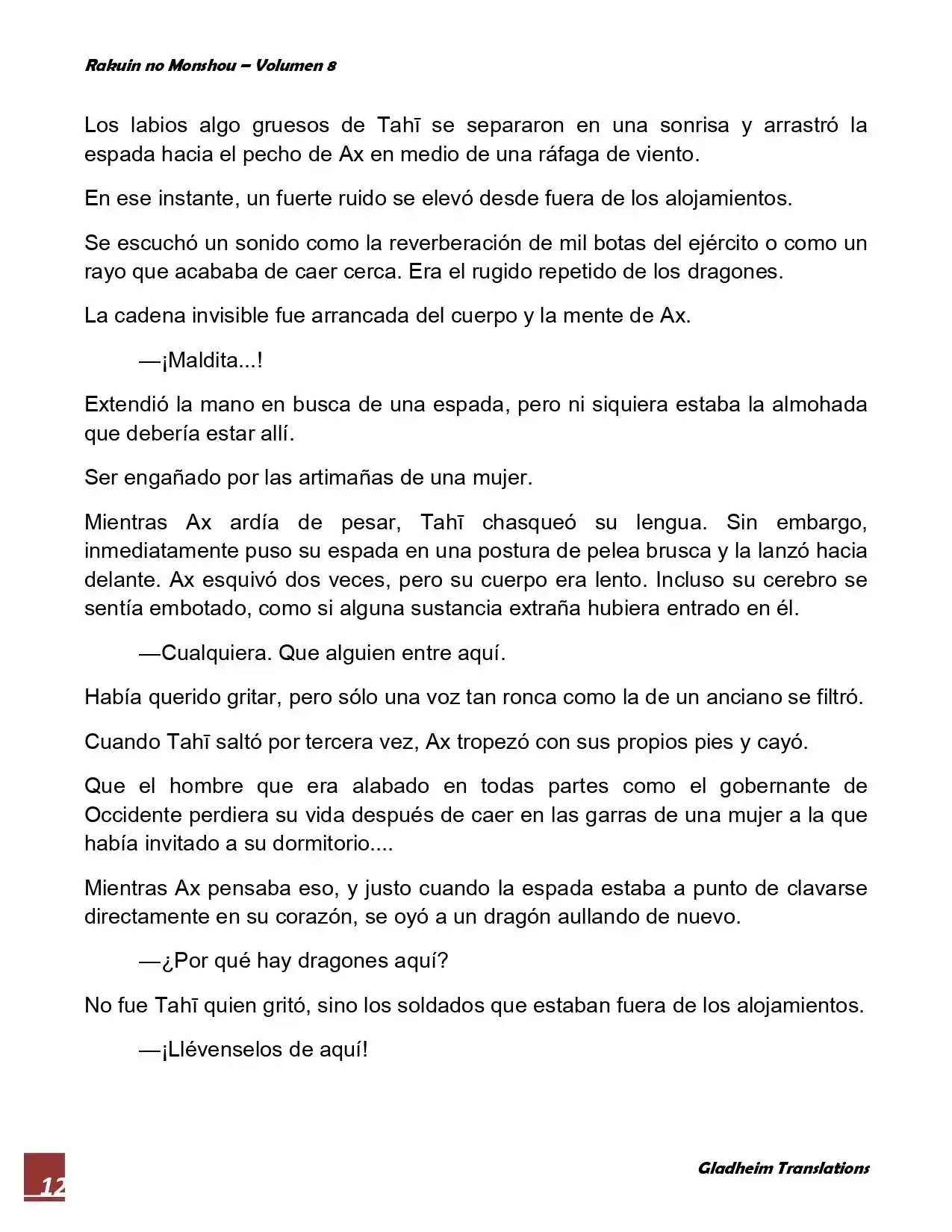 Rakuin No Monshou (Novela) - Capítulo 61 - Página 12 - LectorTMOo