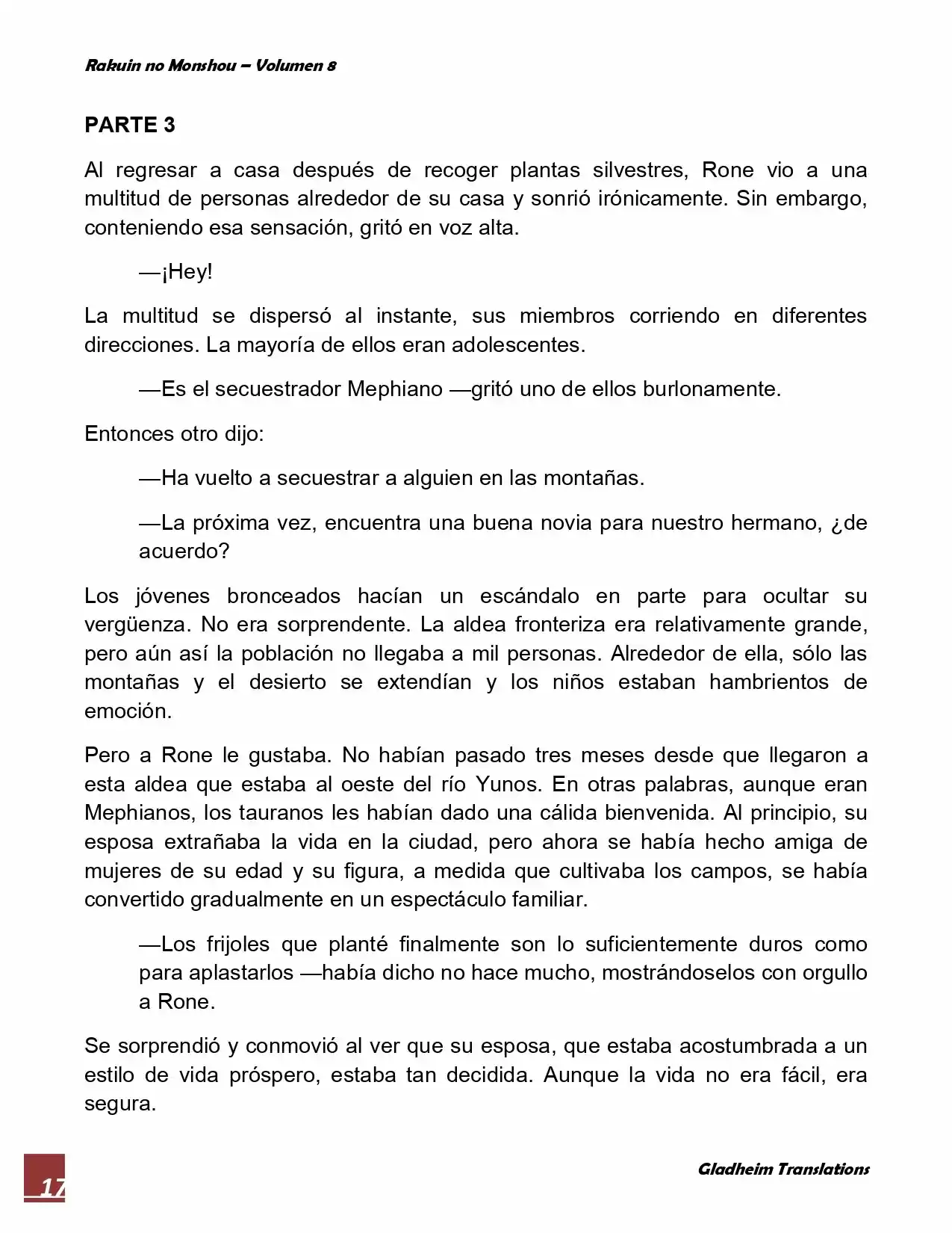 Rakuin No Monshou (Novela) - Capítulo 61 - Página 17 - LectorTMOo
