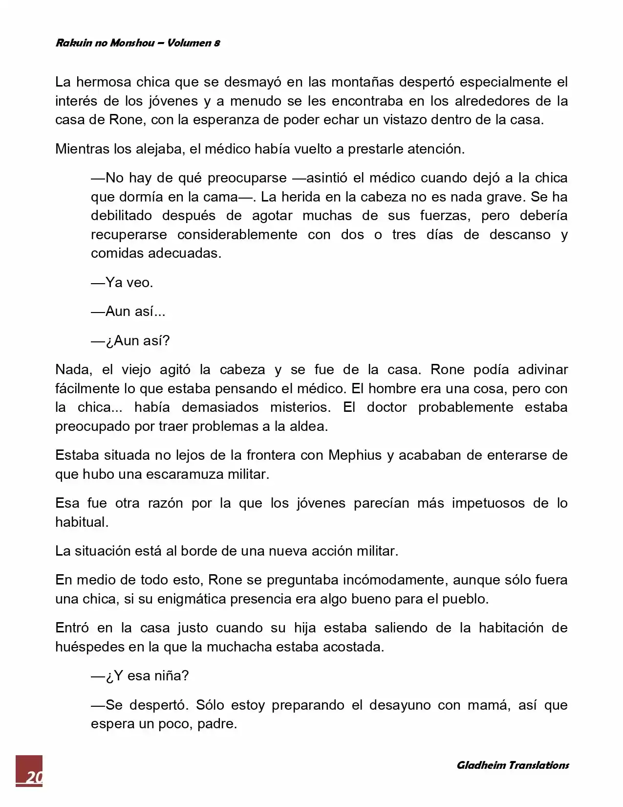 Rakuin No Monshou (Novela) - Capítulo 61 - Página 20 - LectorTMOo