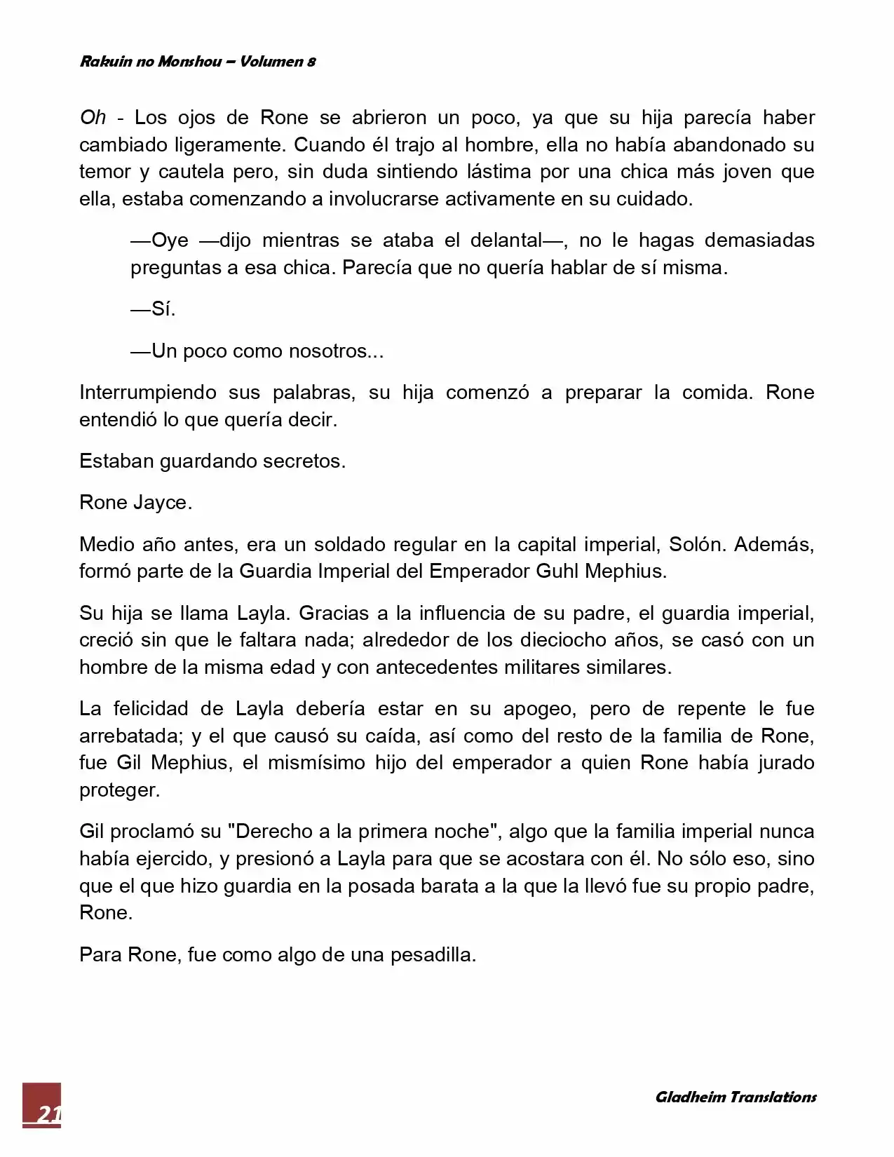 Rakuin No Monshou (Novela) - Capítulo 61 - Página 21 - LectorTMOo