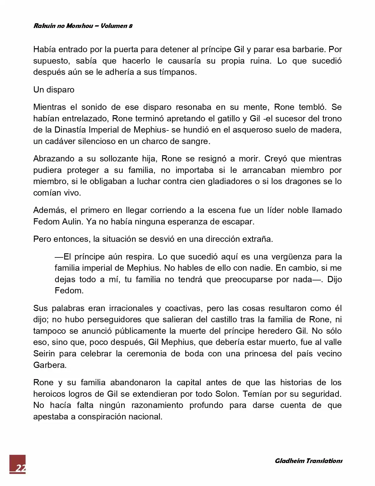 Rakuin No Monshou (Novela) - Capítulo 61 - Página 22 - LectorTMOo