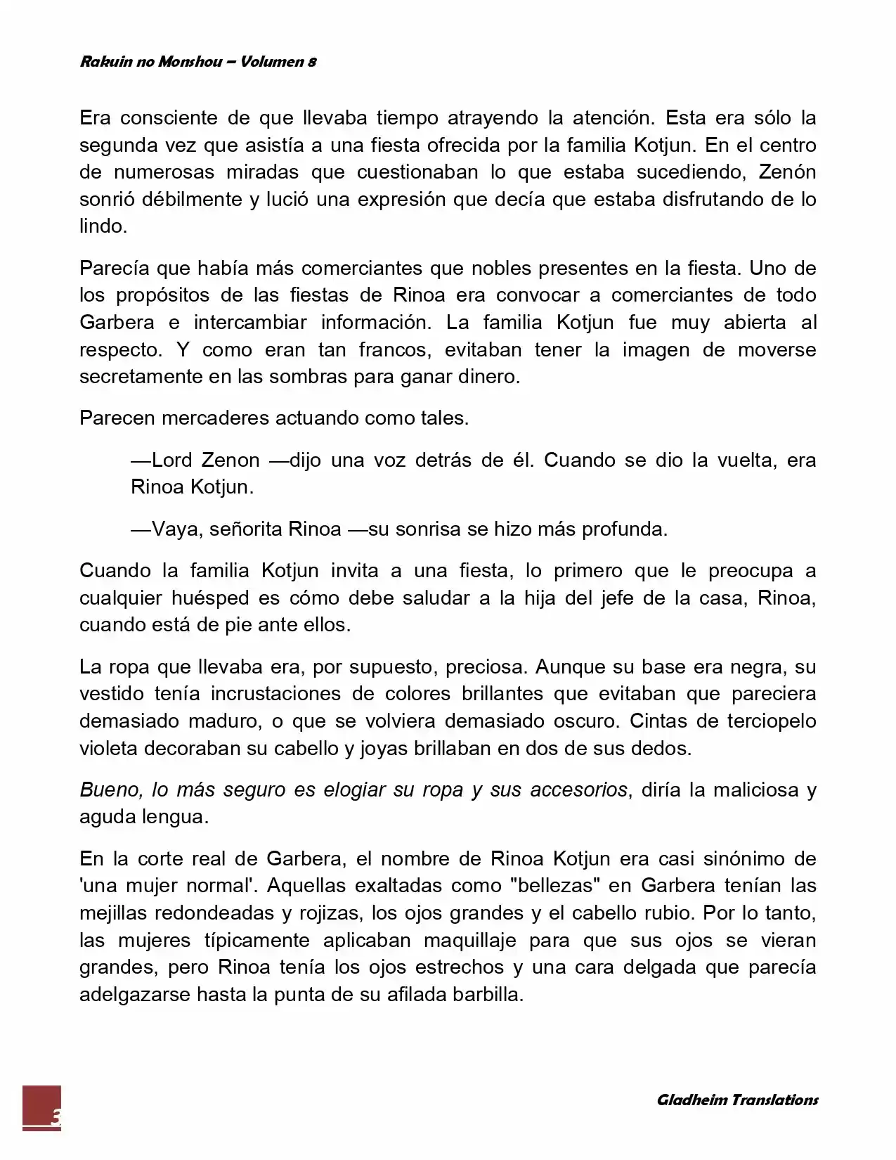 Rakuin No Monshou (Novela) - Capítulo 62 - Página 3 - LectorTMOo