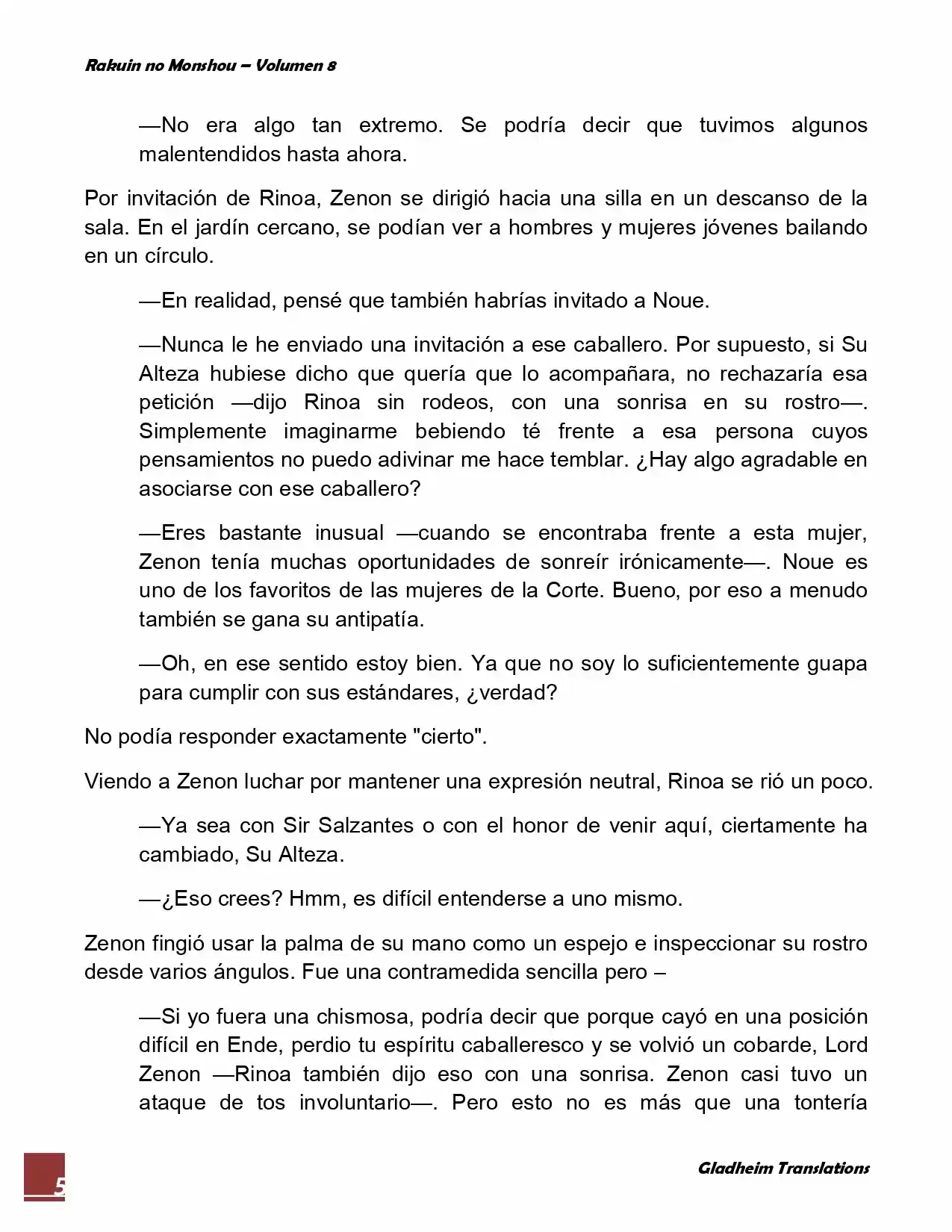 Rakuin No Monshou (Novela) - Capítulo 62 - Página 5 - LectorTMOo