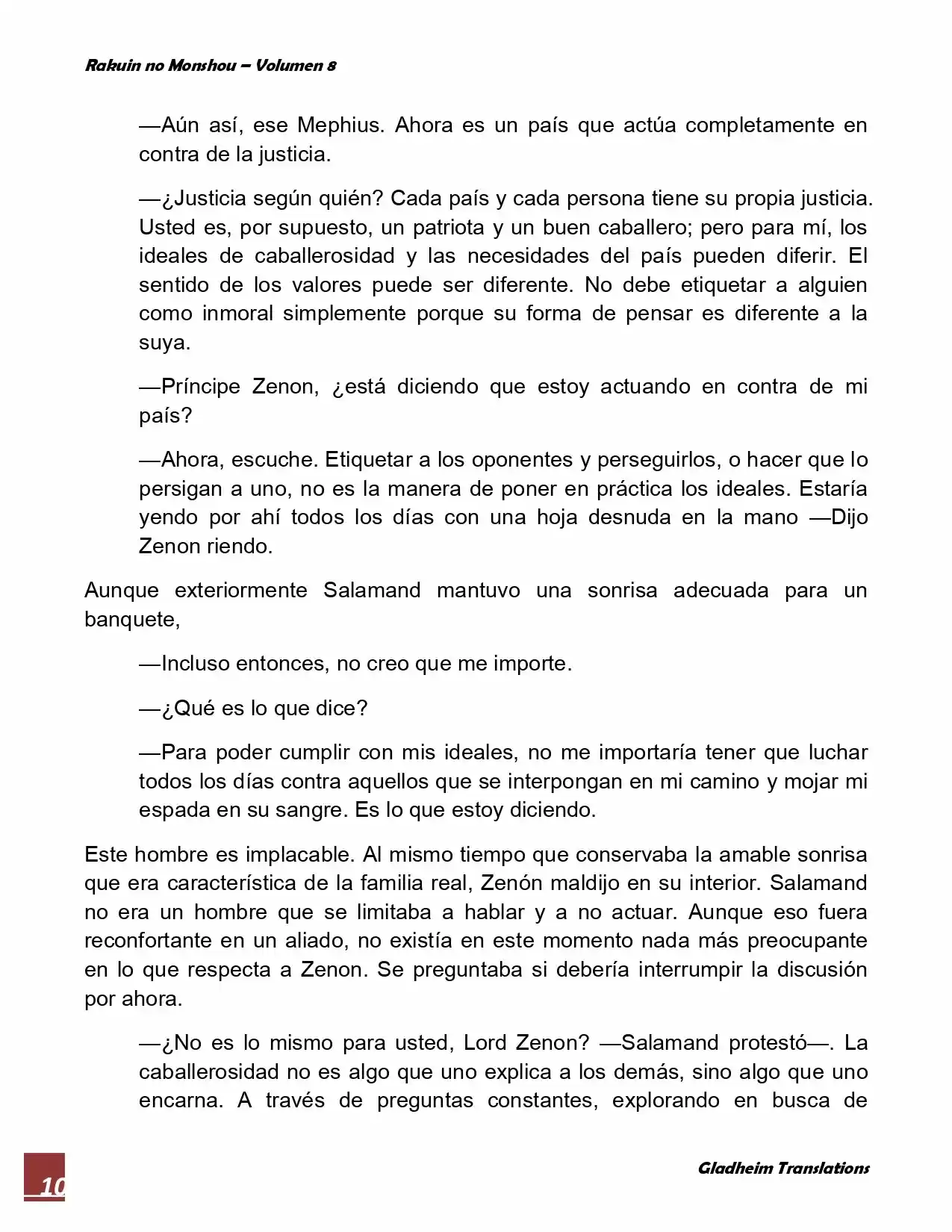 Rakuin No Monshou (Novela) - Capítulo 62 - Página 10 - LectorTMOo