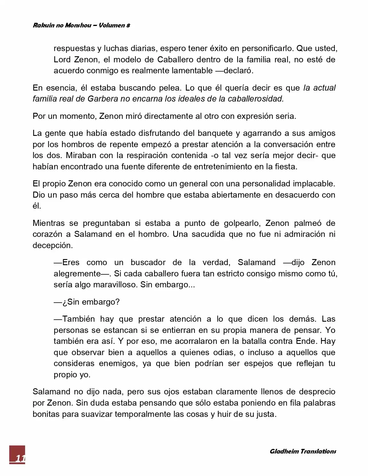 Rakuin No Monshou (Novela) - Capítulo 62 - Página 11 - LectorTMOo