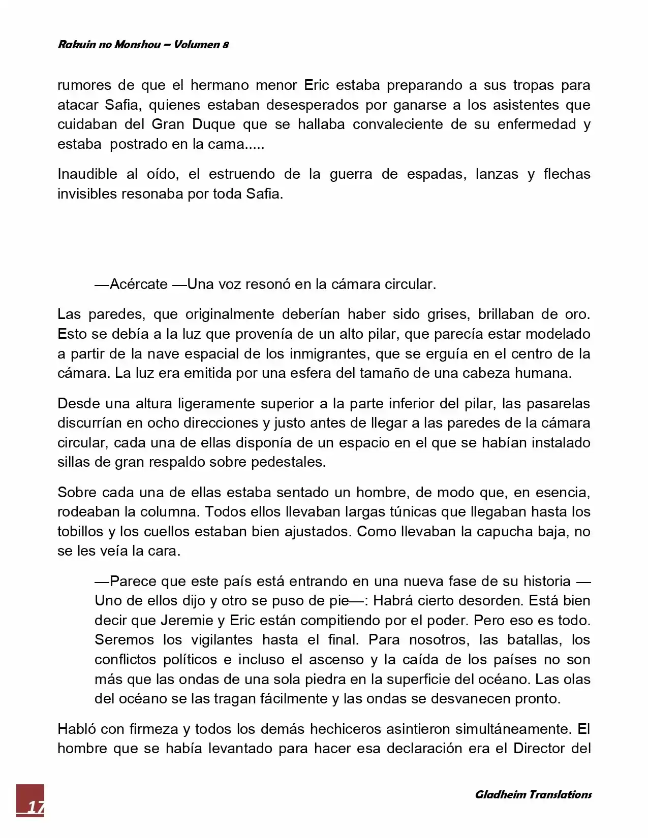 Rakuin No Monshou (Novela) - Capítulo 62 - Página 17 - LectorTMOo