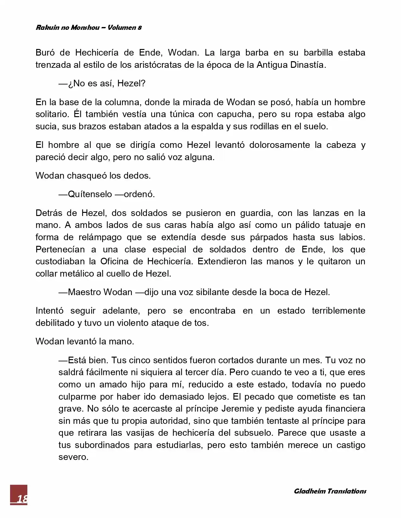 Rakuin No Monshou (Novela) - Capítulo 62 - Página 18 - LectorTMOo