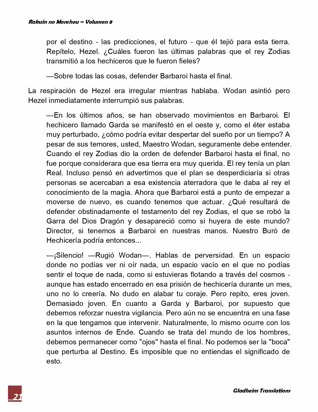 Rakuin No Monshou (Novela) - Capítulo 62 - Página 21 - LectorTMOo
