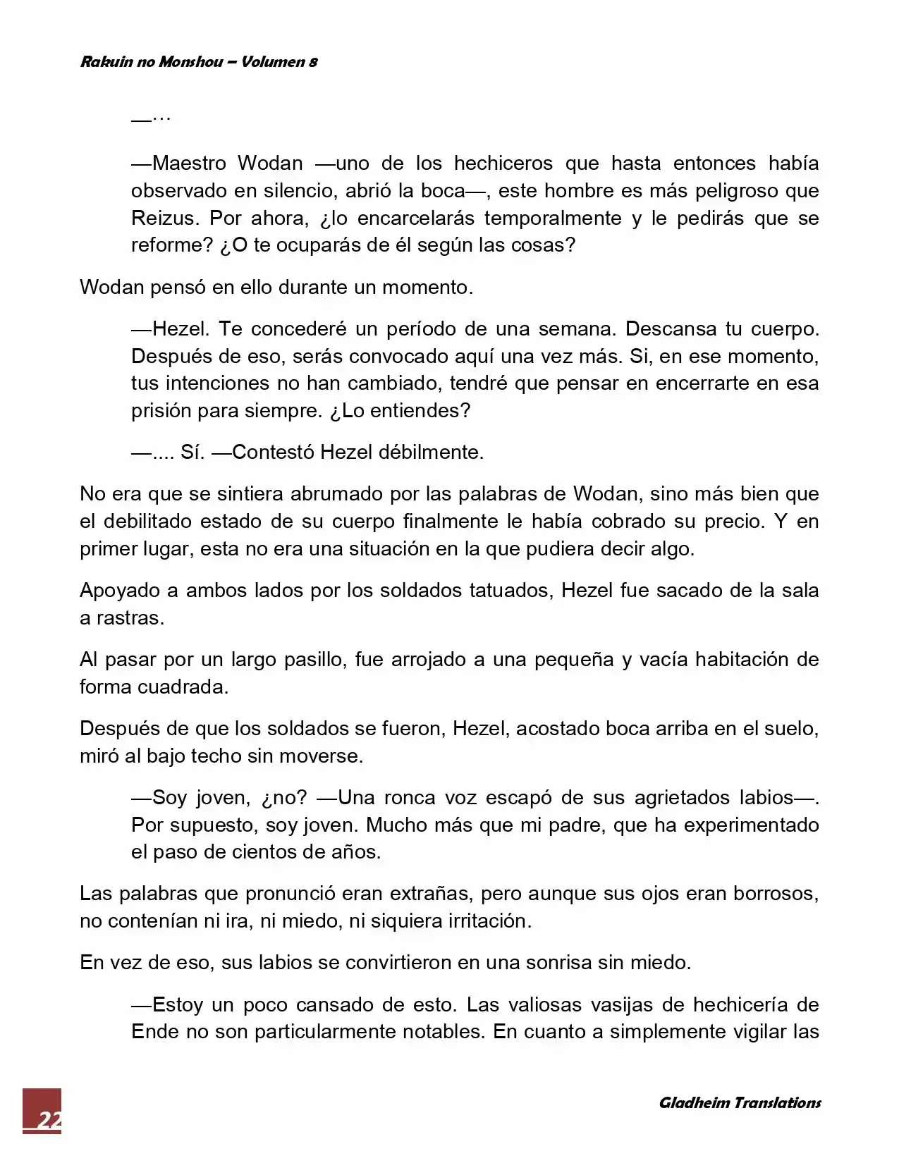 Rakuin No Monshou (Novela) - Capítulo 62 - Página 22 - LectorTMOo