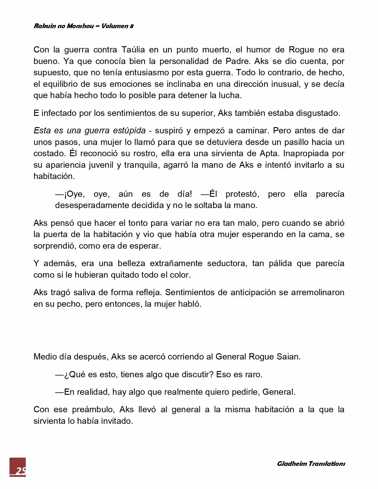 Rakuin No Monshou (Novela) - Capítulo 62 - Página 25 - LectorTMOo