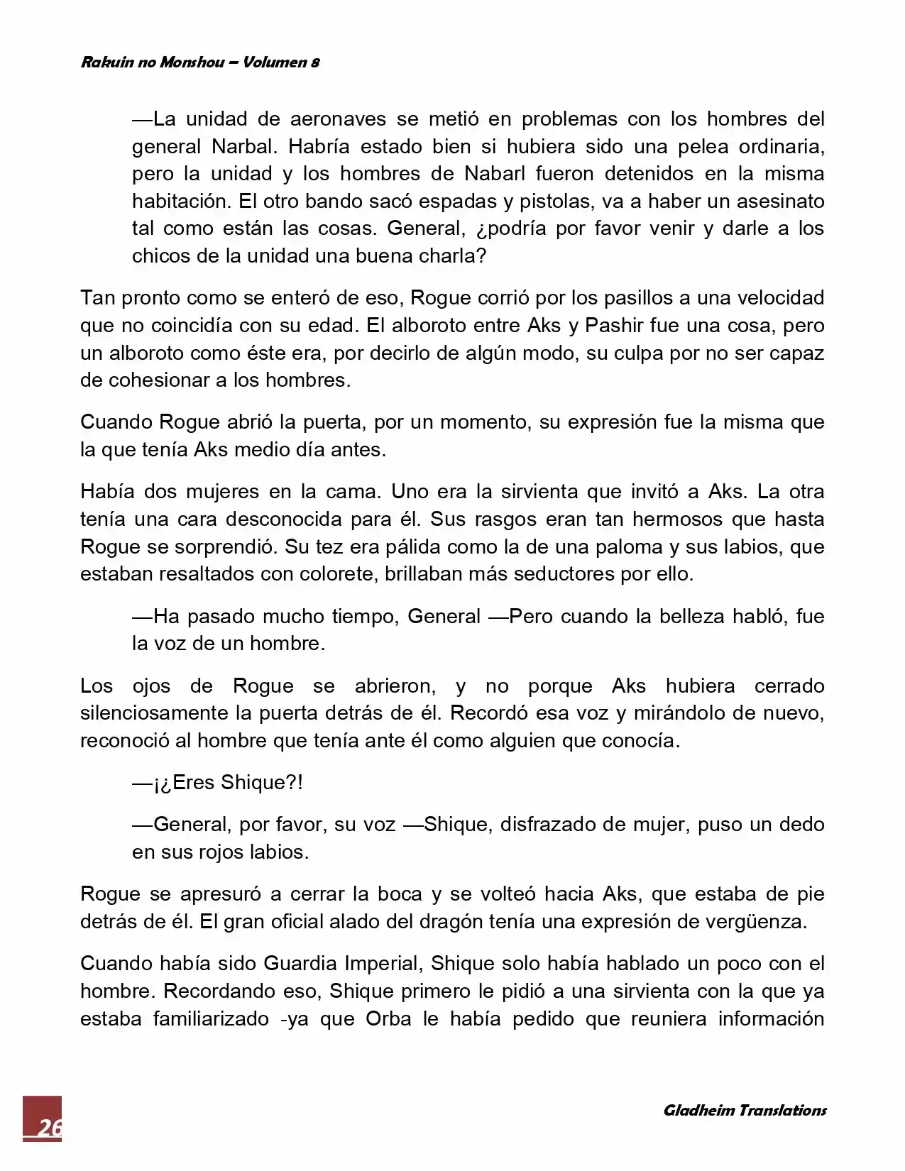 Rakuin No Monshou (Novela) - Capítulo 62 - Página 26 - LectorTMOo